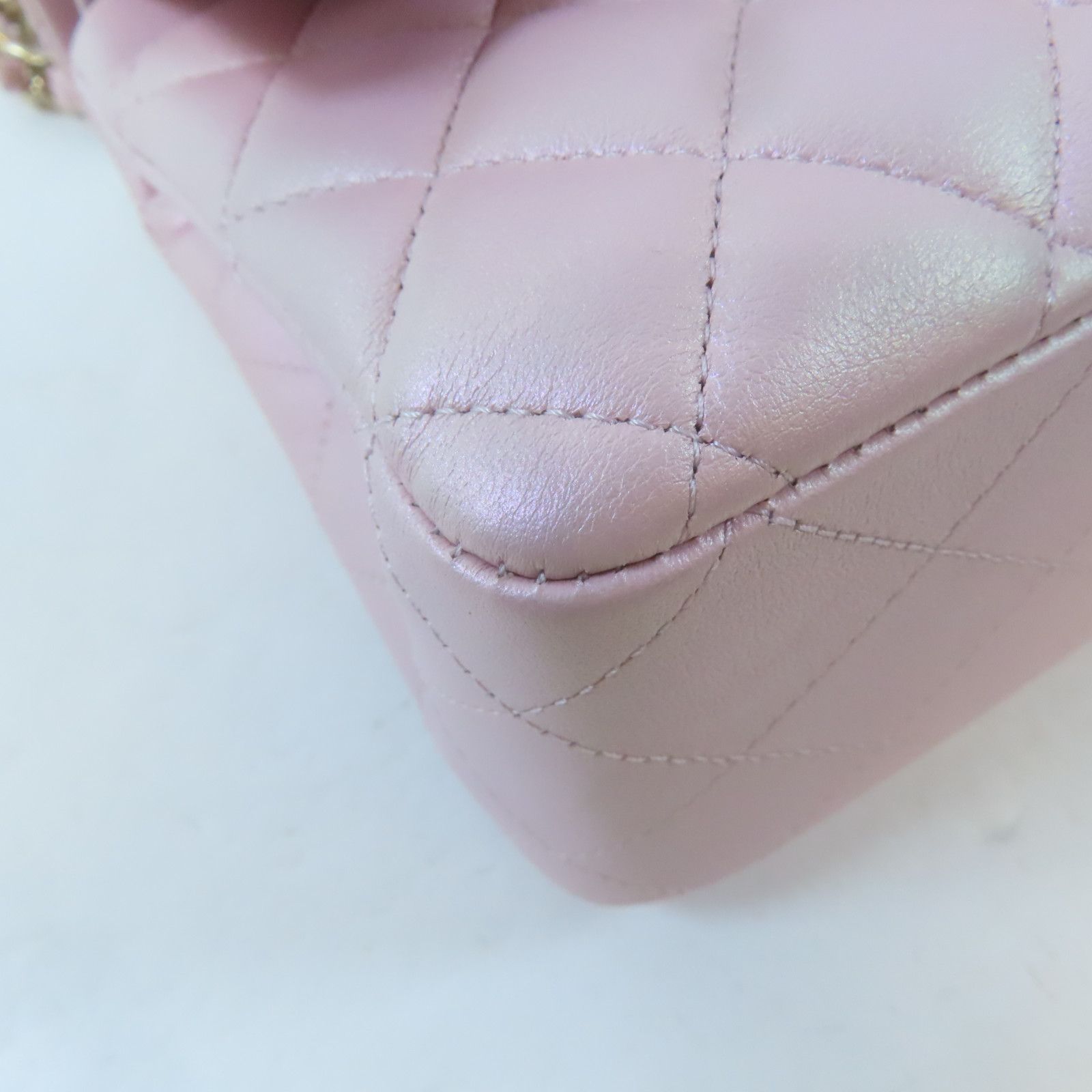 Chanel Caviar Quilted 25 Double Flap Light Pink