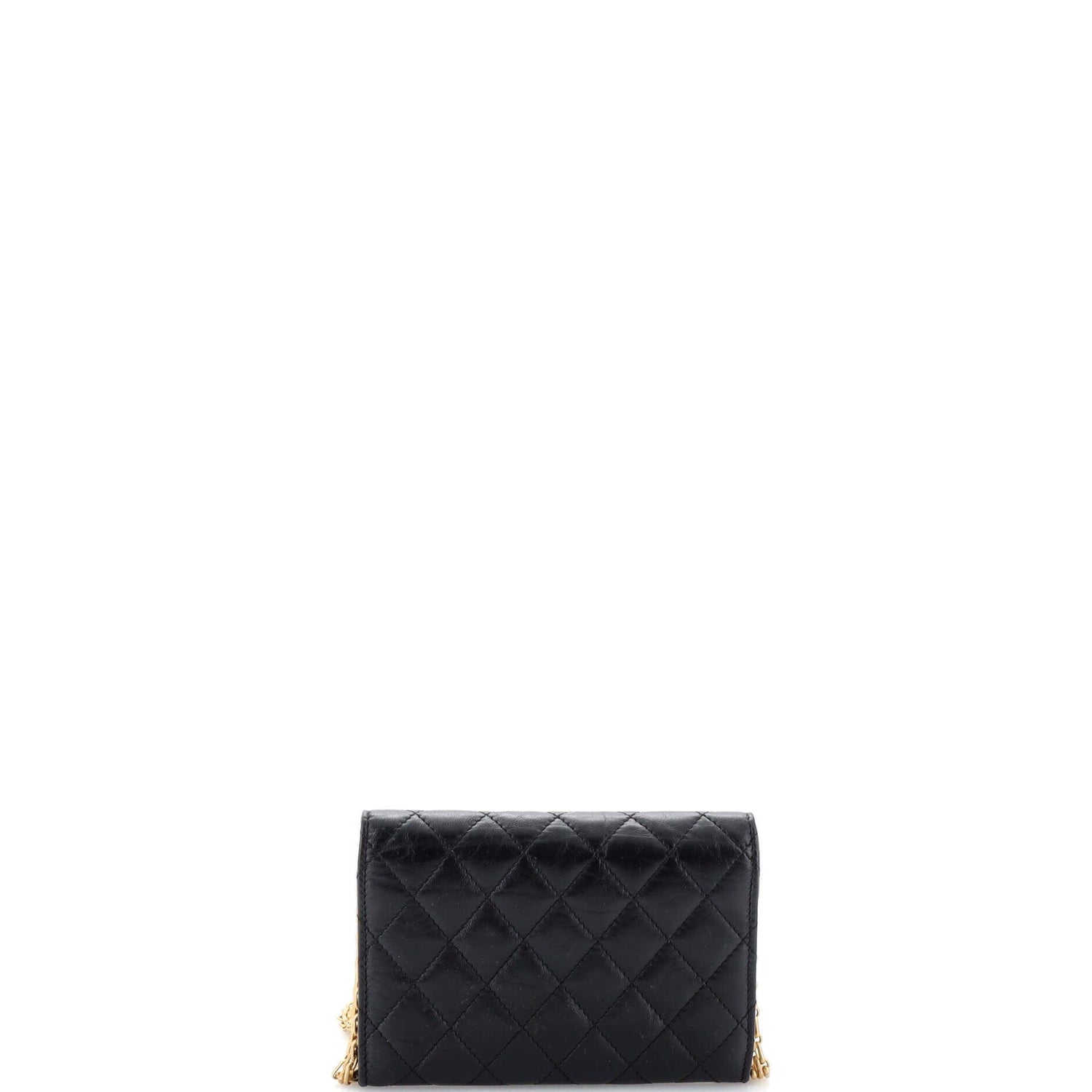 Chanel Reissue 2.55 Wallet On Chain Quilted Aged Calfskin Mini