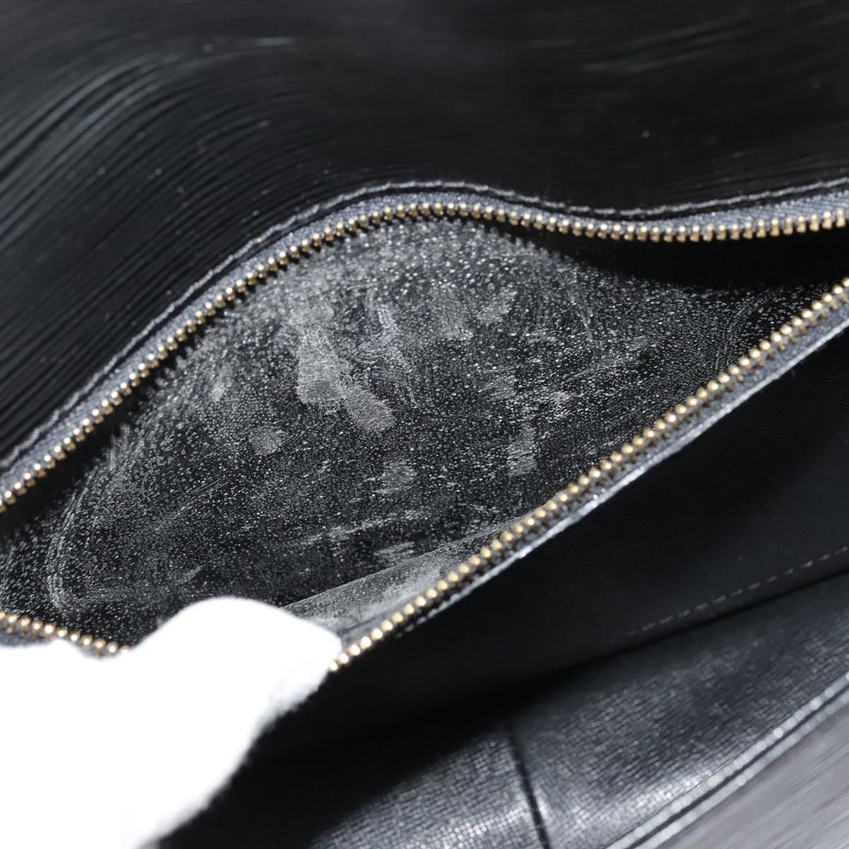 Louis Vuitton Epi Monogram Saint Cloud Gm Bag Black Noir M 52192 Auth