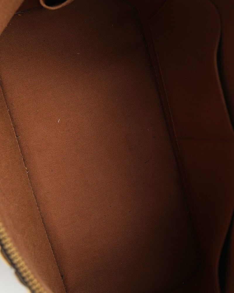 Louis Vuitton Monogram Macassar Studded Alma PM Bag