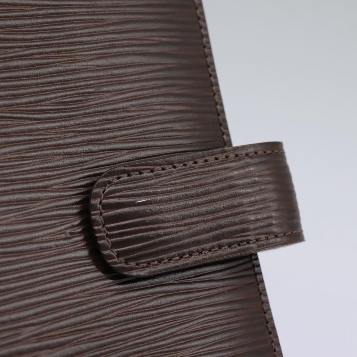 Louis Vuitton Epi Agenda Mm Day Planner Cover Mocha R 2004d Lv Auth