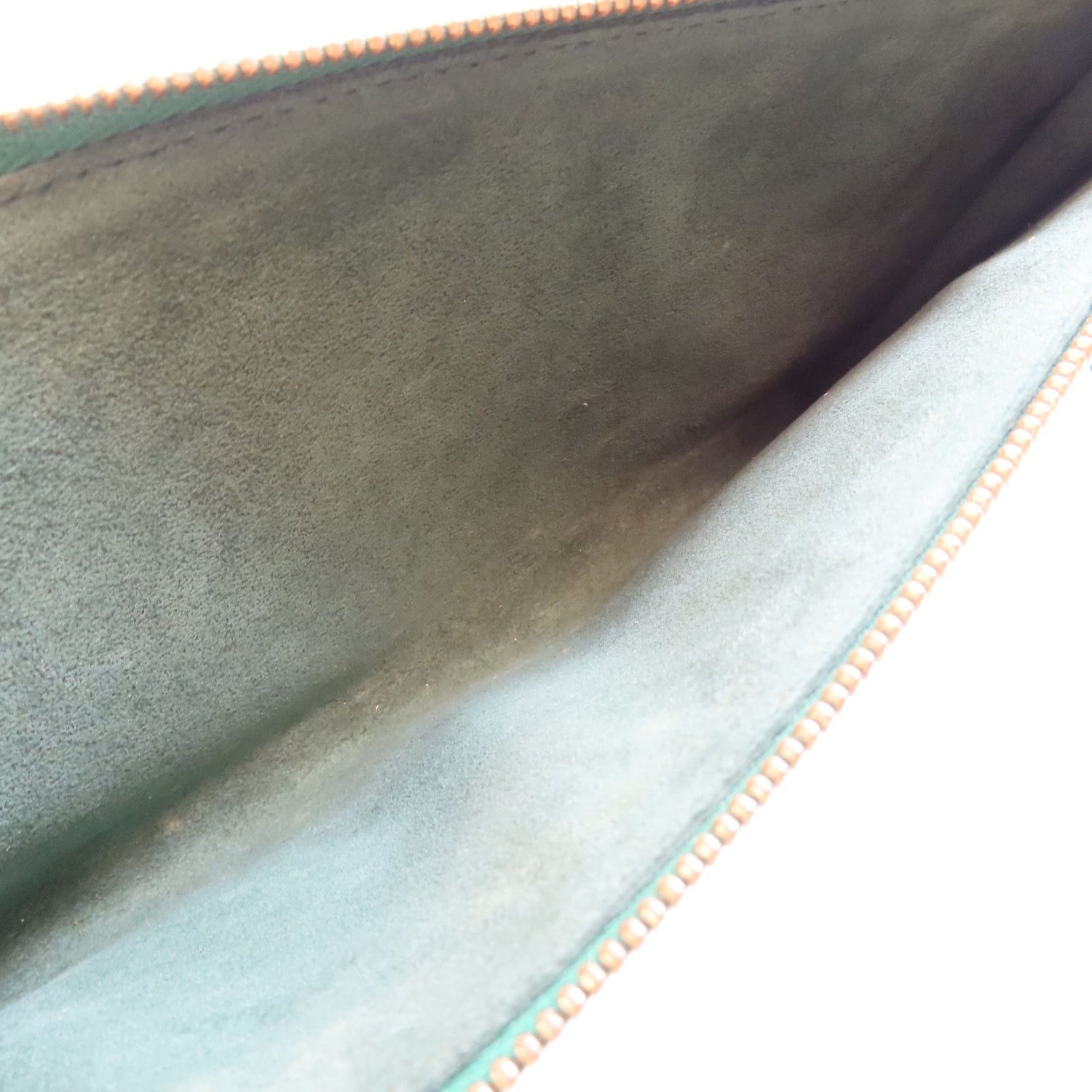 Louis Vuitton Epi Pochette Accessories Kanagi Hand-turned Bag Green Color Green Handbag M 52944