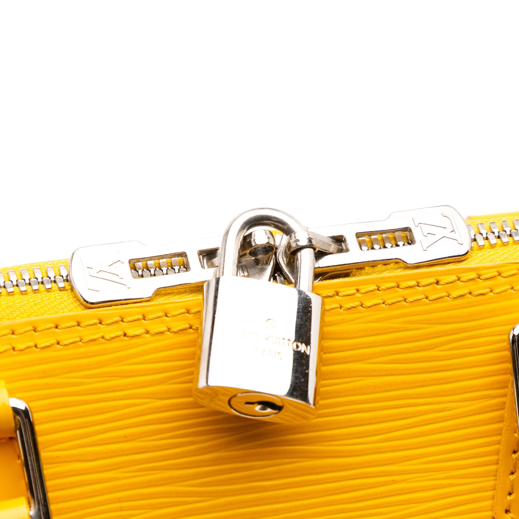 Louis Vuitton Epi Alma PM Yellow