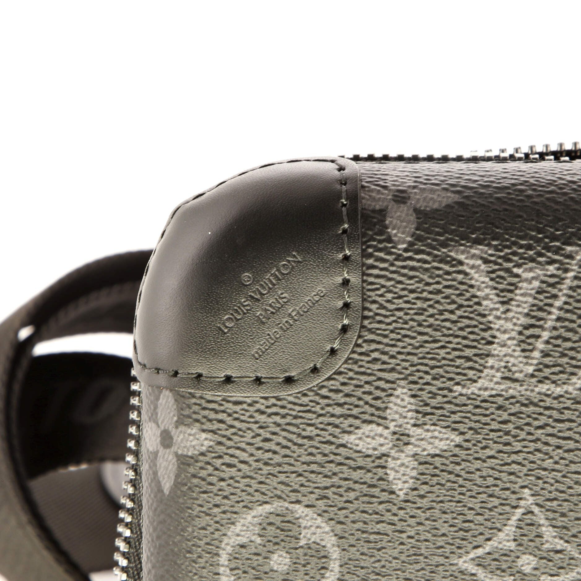 Louis Vuitton Horizon Clutch Monogram Eclipse Canvas