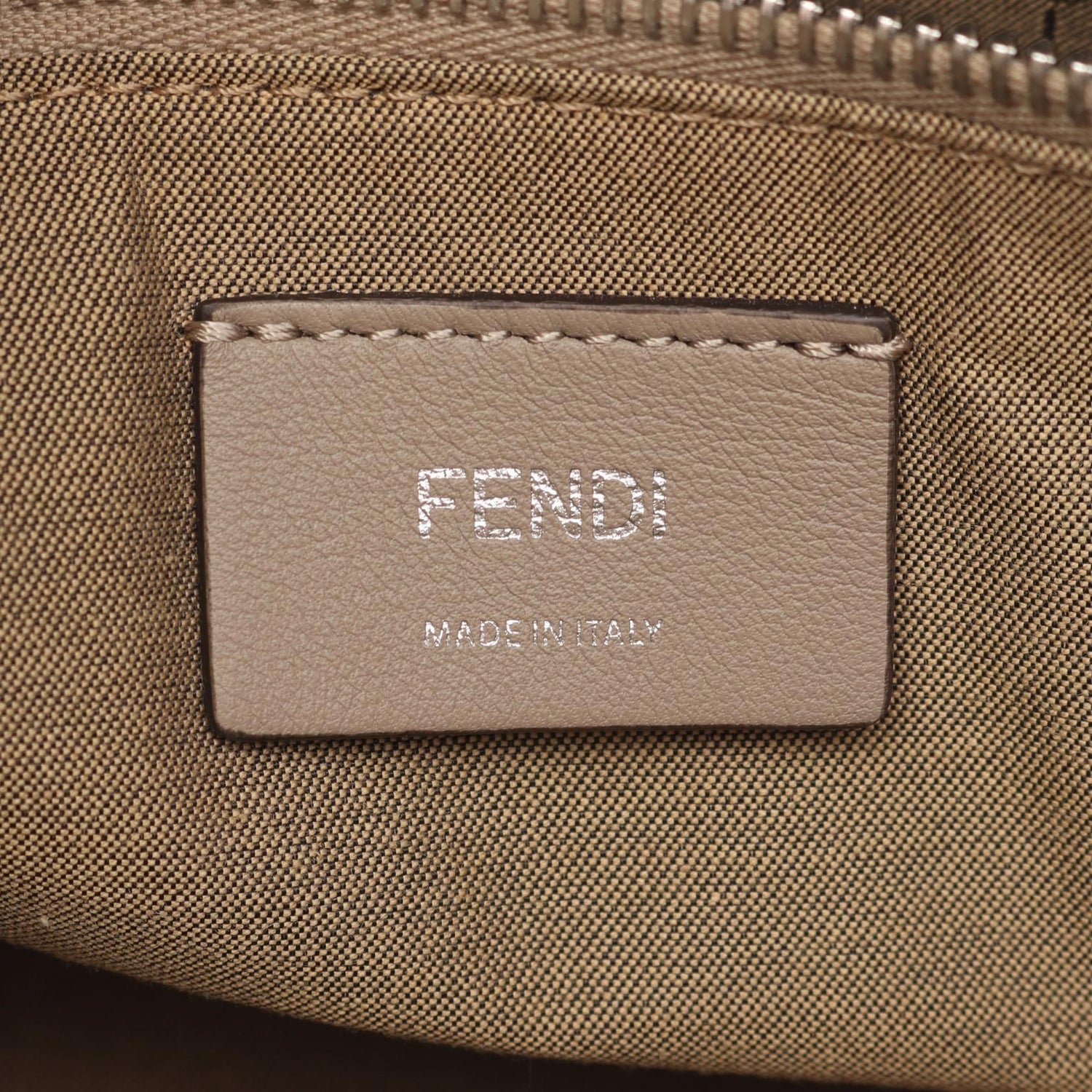 Fendi By The Way Medium Handbag Beige Leather 8bl 146 1d 5