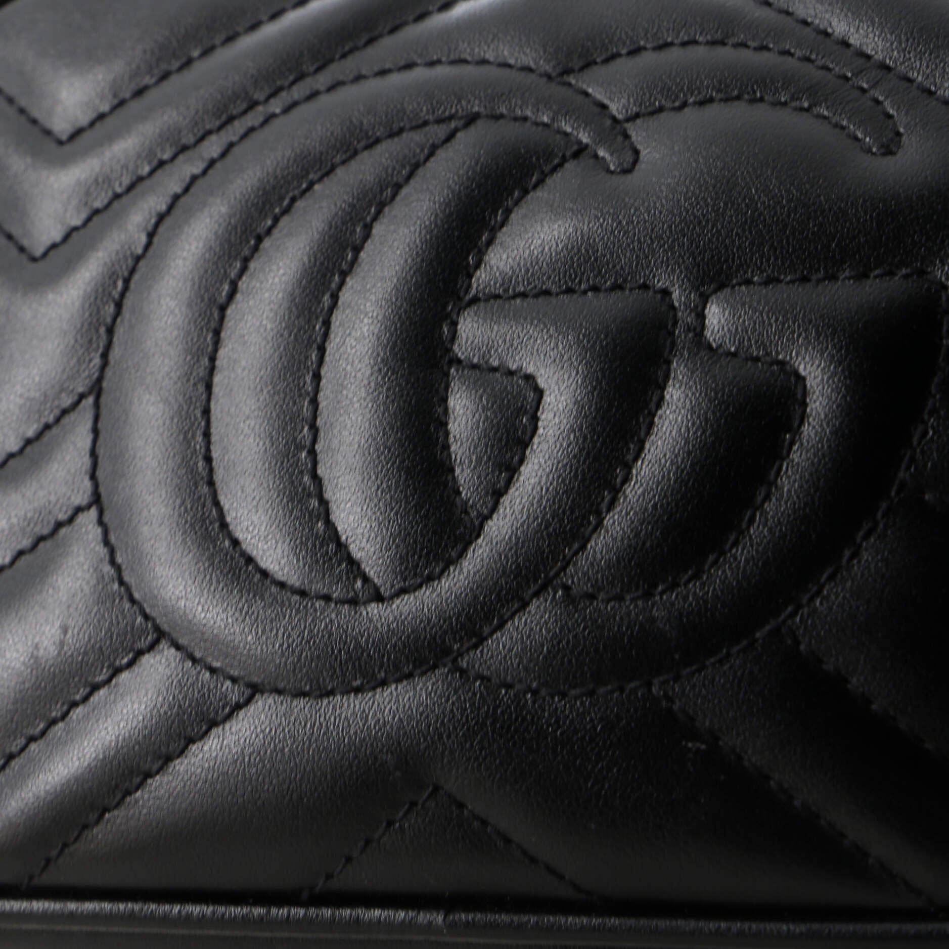 Gg Marmont Shoulder Bag Matelasse Leather Mini