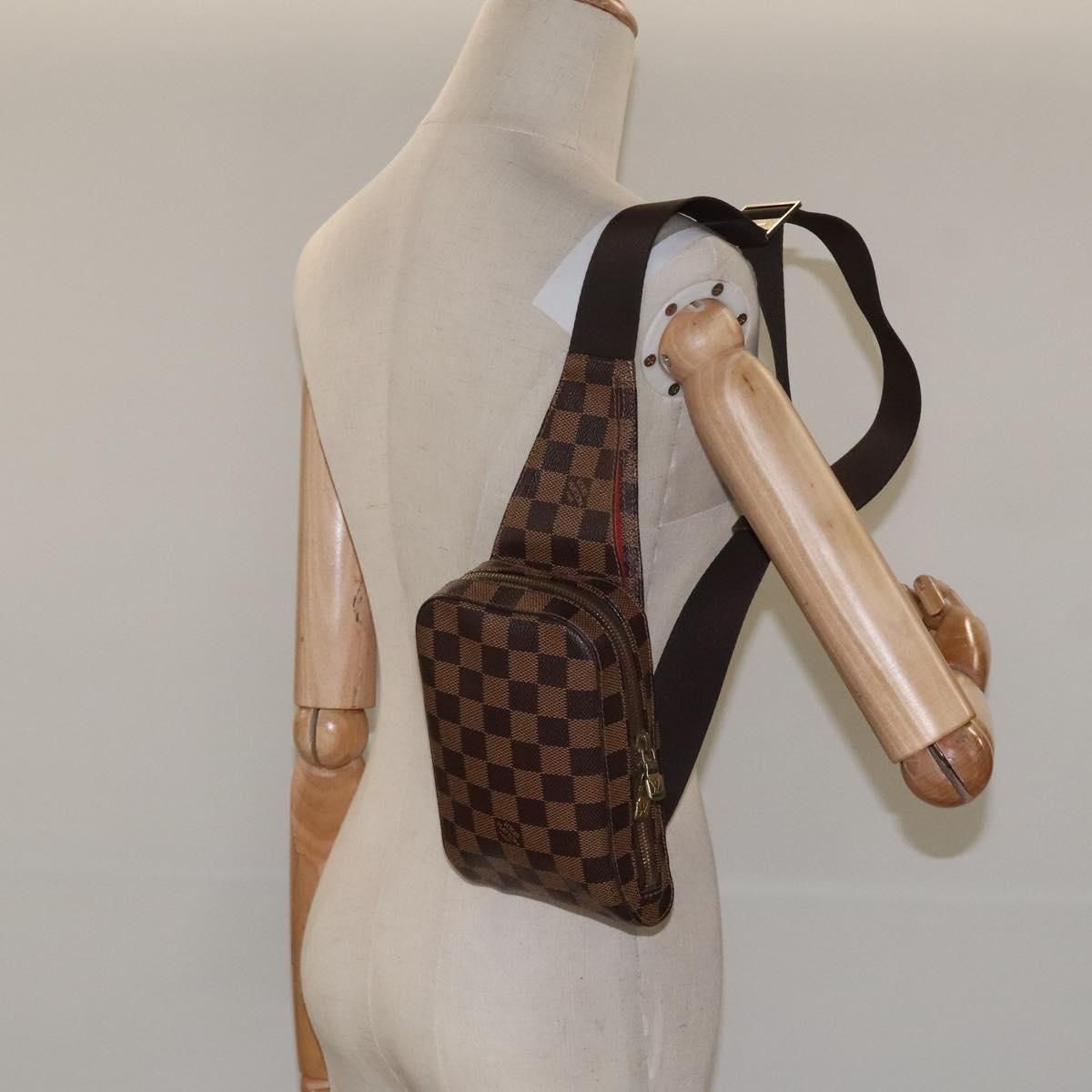 Louis Vuitton Damier Ebene Geronimos Shoulder Bag N 51994 Lv Auth