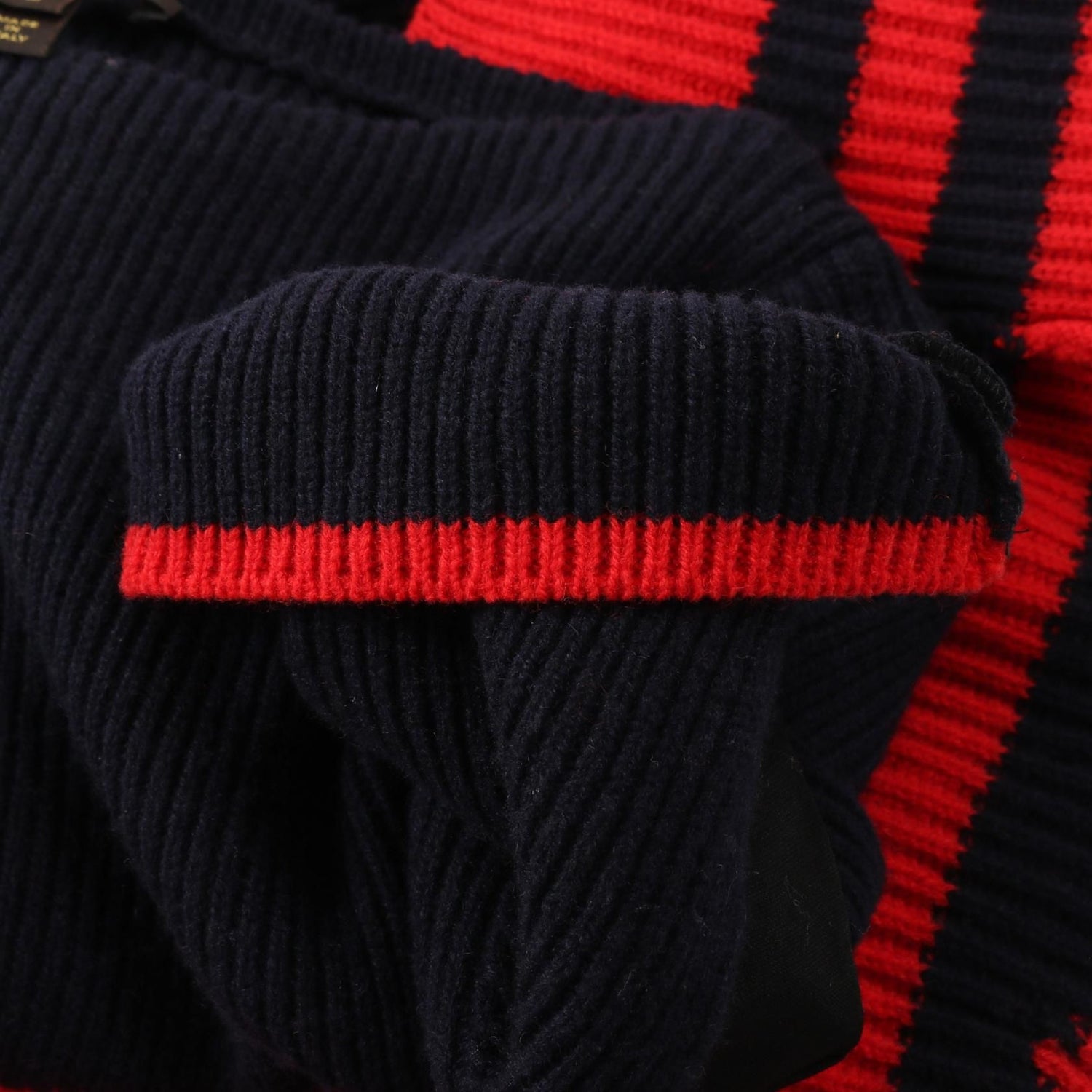 Louis Vuitton Red Navy Red Black Dress Rw 132wf 4kd 09ode