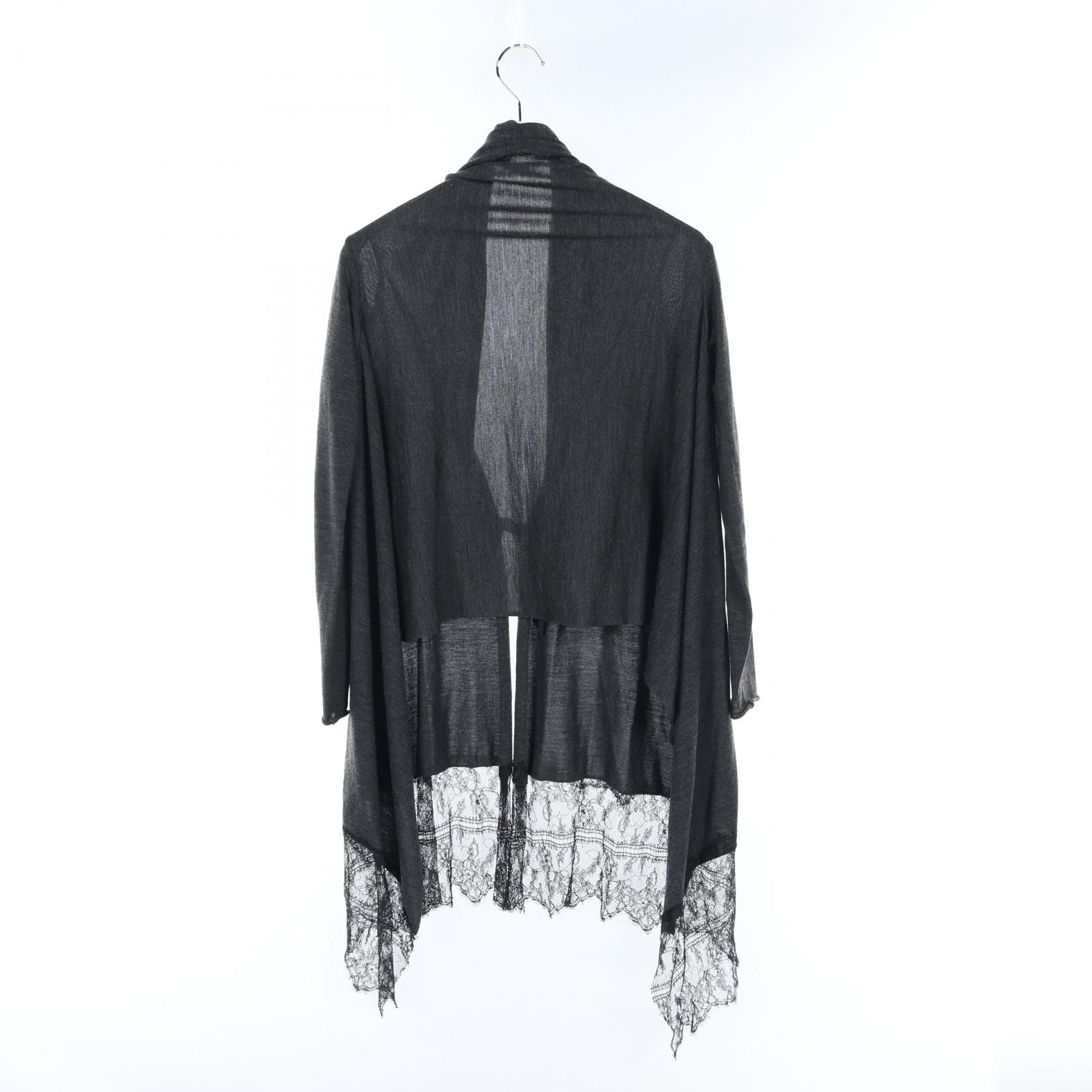 Valentino Cardigan Wool Silk Cashmere Gray S