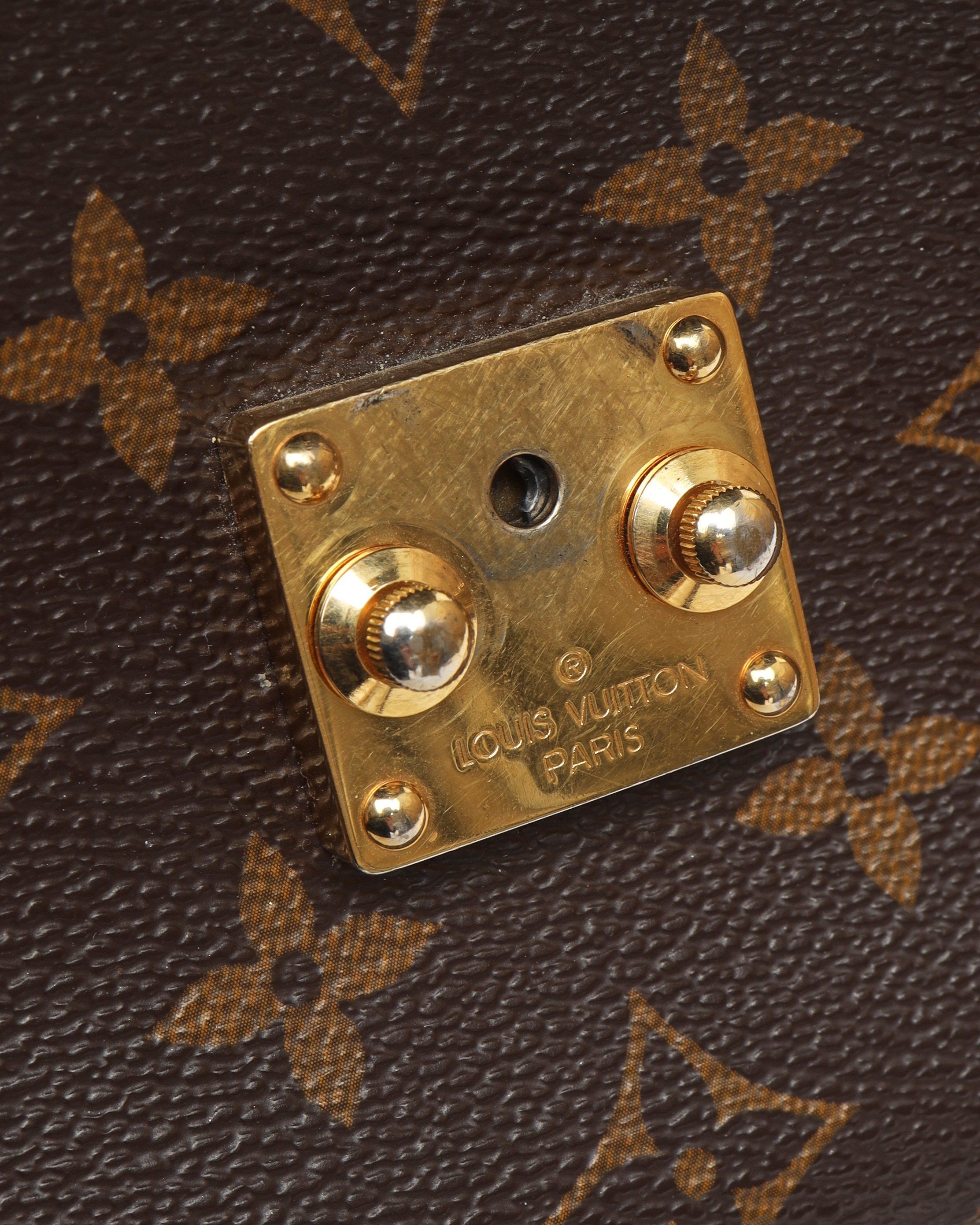 Louis Vuitton Braided Monogram Pochette Metis Bag