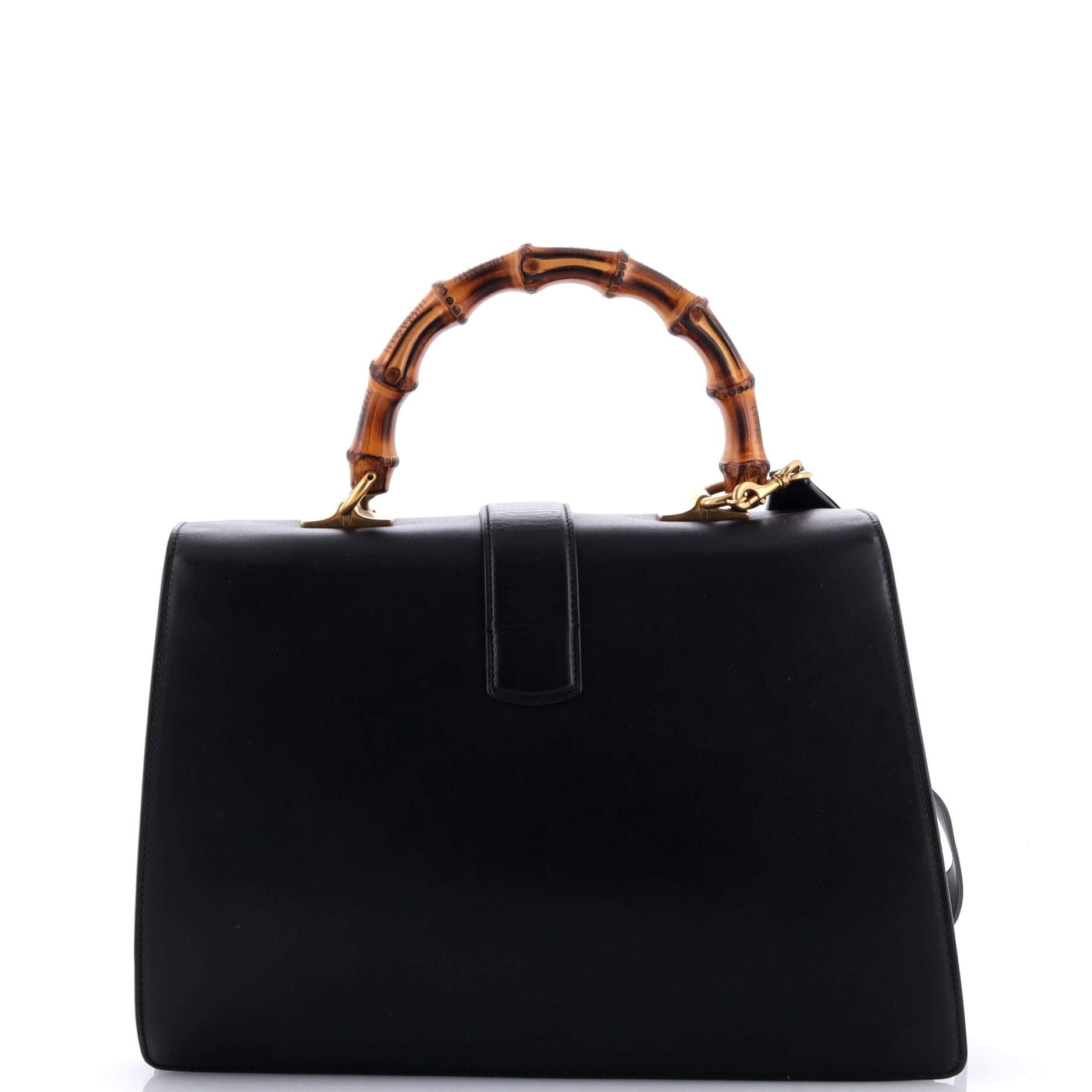 Gucci Dionysus Bamboo Top Handle Bag Colorblock Leather Large