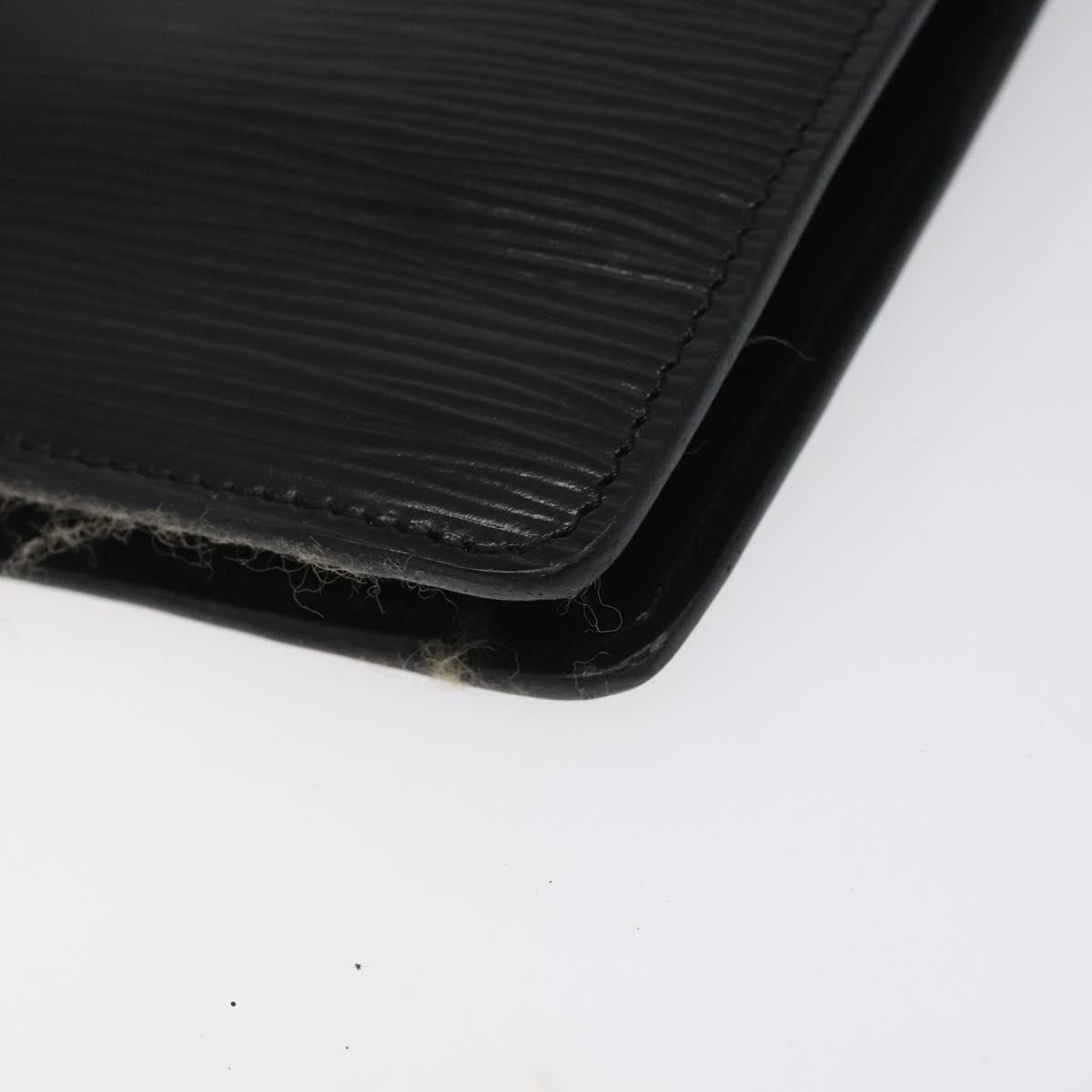 Louis Vuitton Epi Montaigne 27 Clutch Bag Black M 52652 Lv Auth