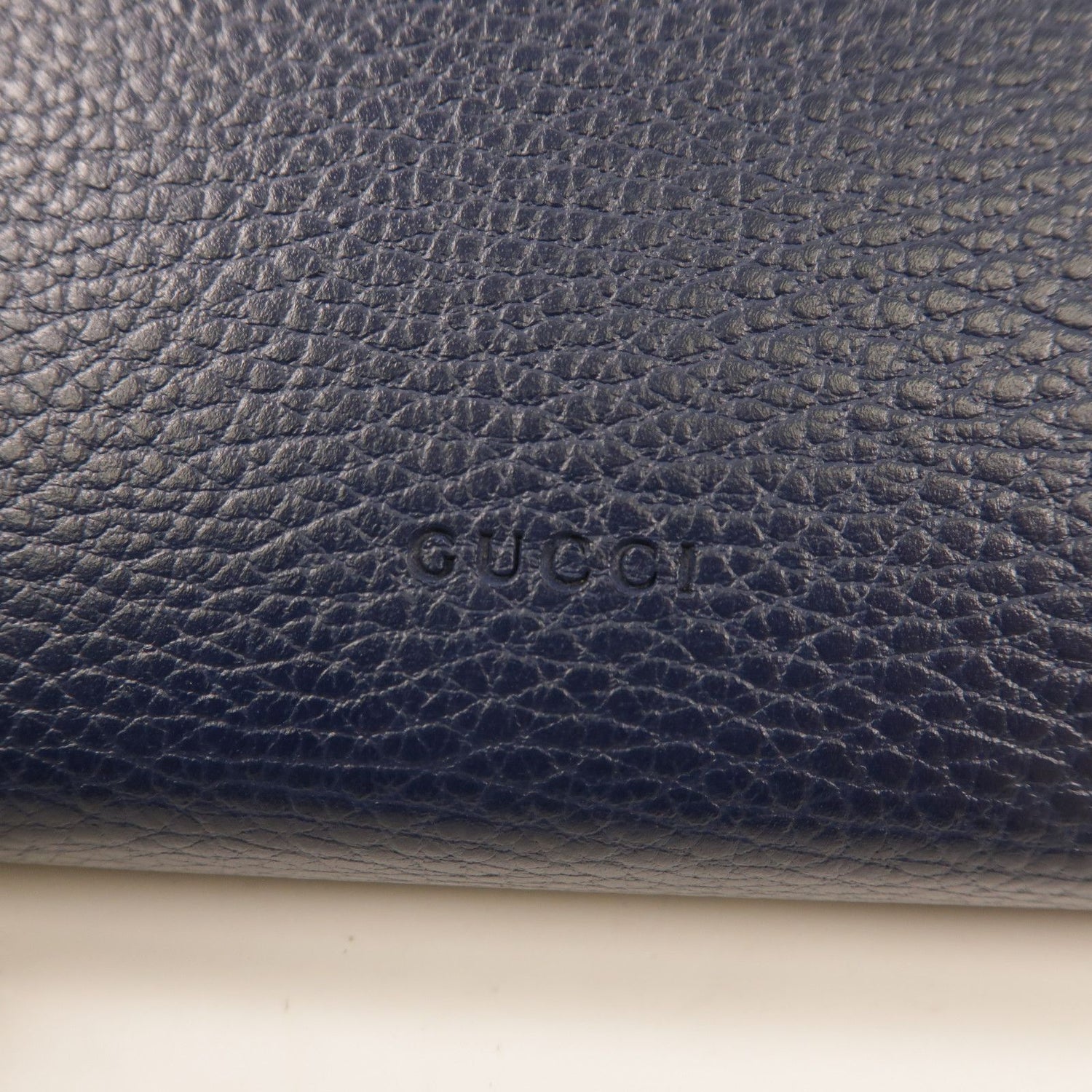 Gucci Dionysus Cowhide Leather Shoulder Bag Black Blue Calfskin (cowhide) 401231