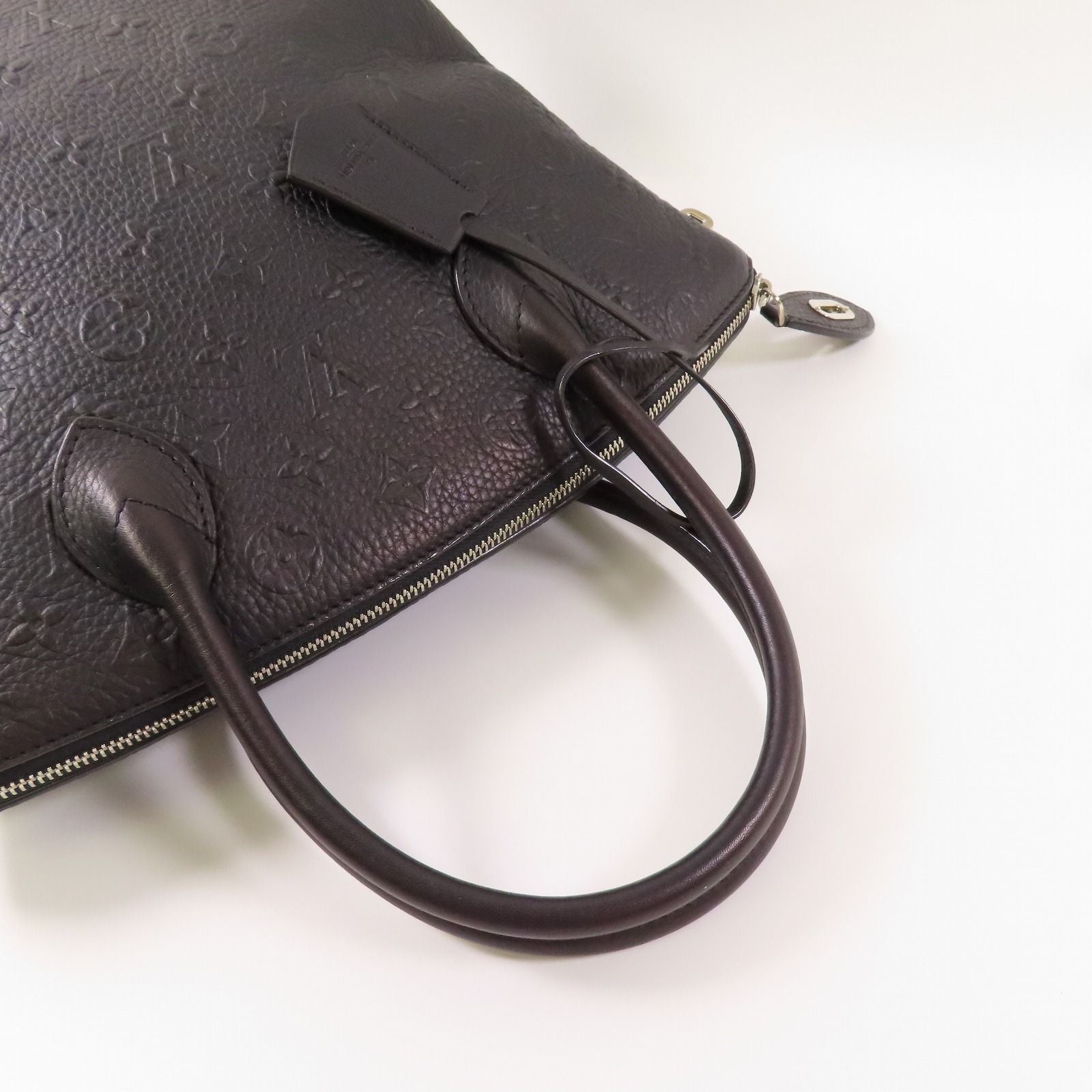 Louis Vuitton Cowhide Leather Revelation Lockit Ginpaku Handmade Bag Black Blk Handbag M 40771