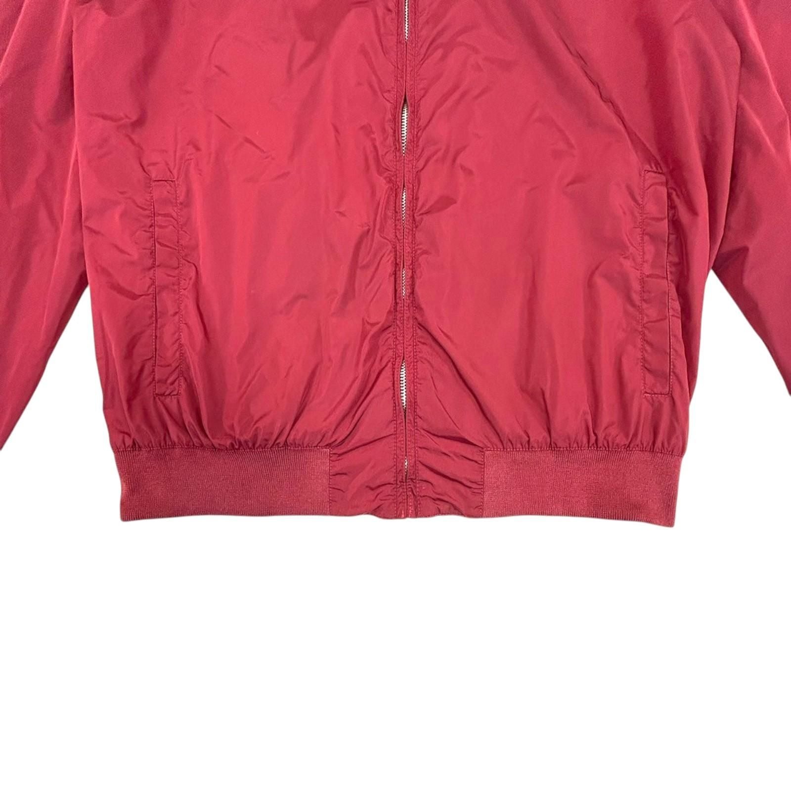 Gucci Red Polyester Cotton Sport Jacket 50