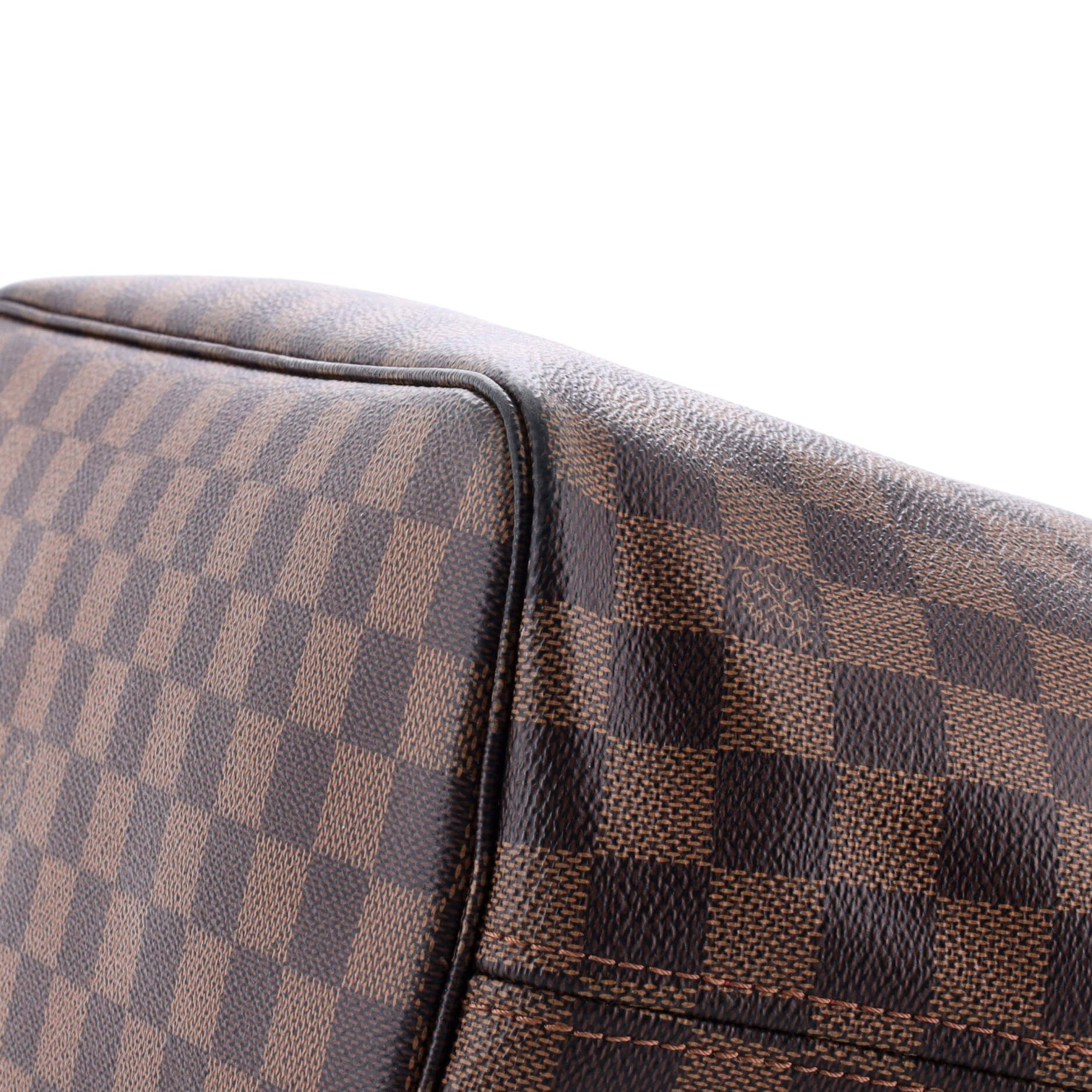 Louis Vuitton Neverfull Nm Tote Damier Mm