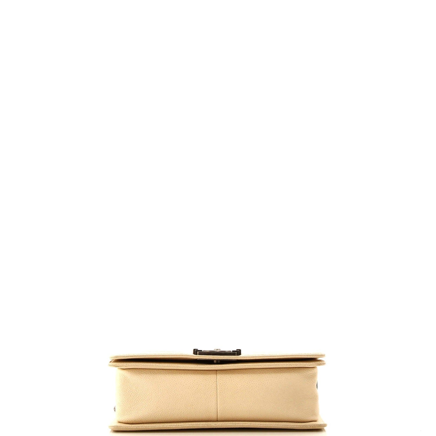 Chanel Boy Flap Bag Quilted Caviar Old Medium