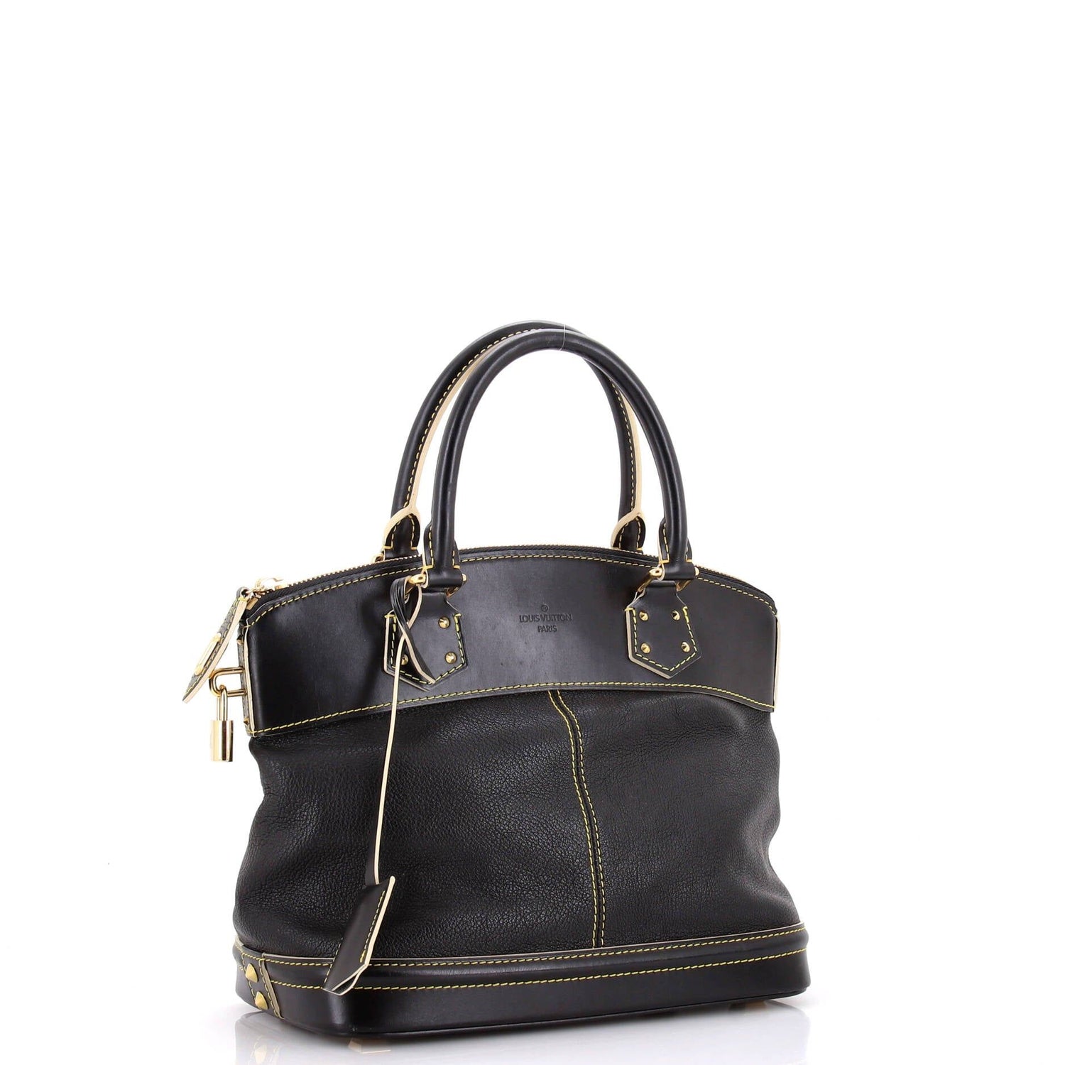 Louis Vuitton Suhali Lockit Handbag Leather Pm