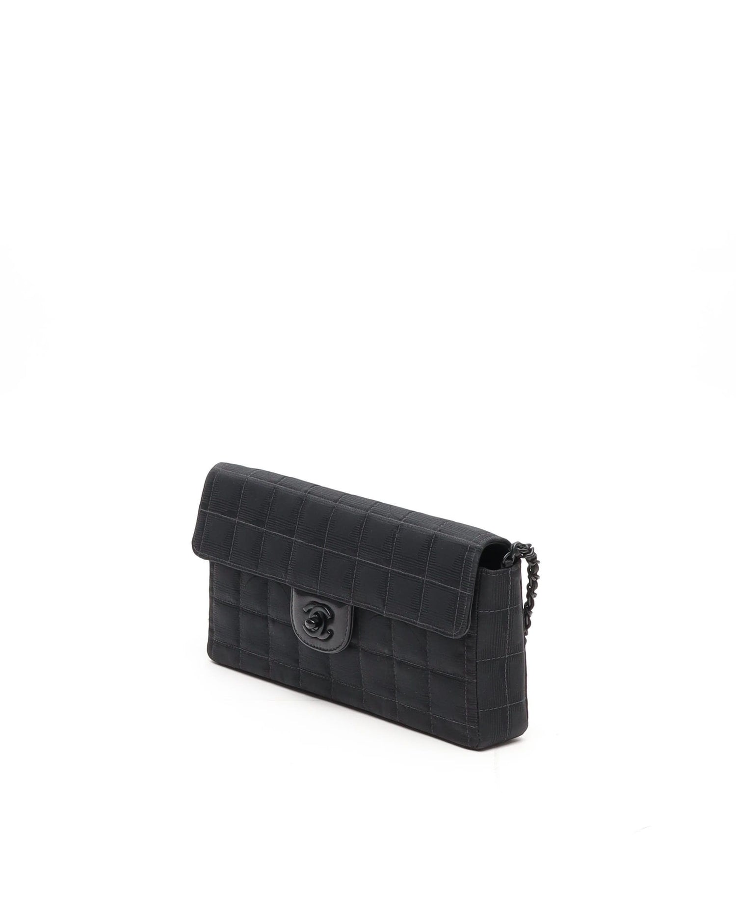 Chanel East West Chocolate Bar Shoulder Bag