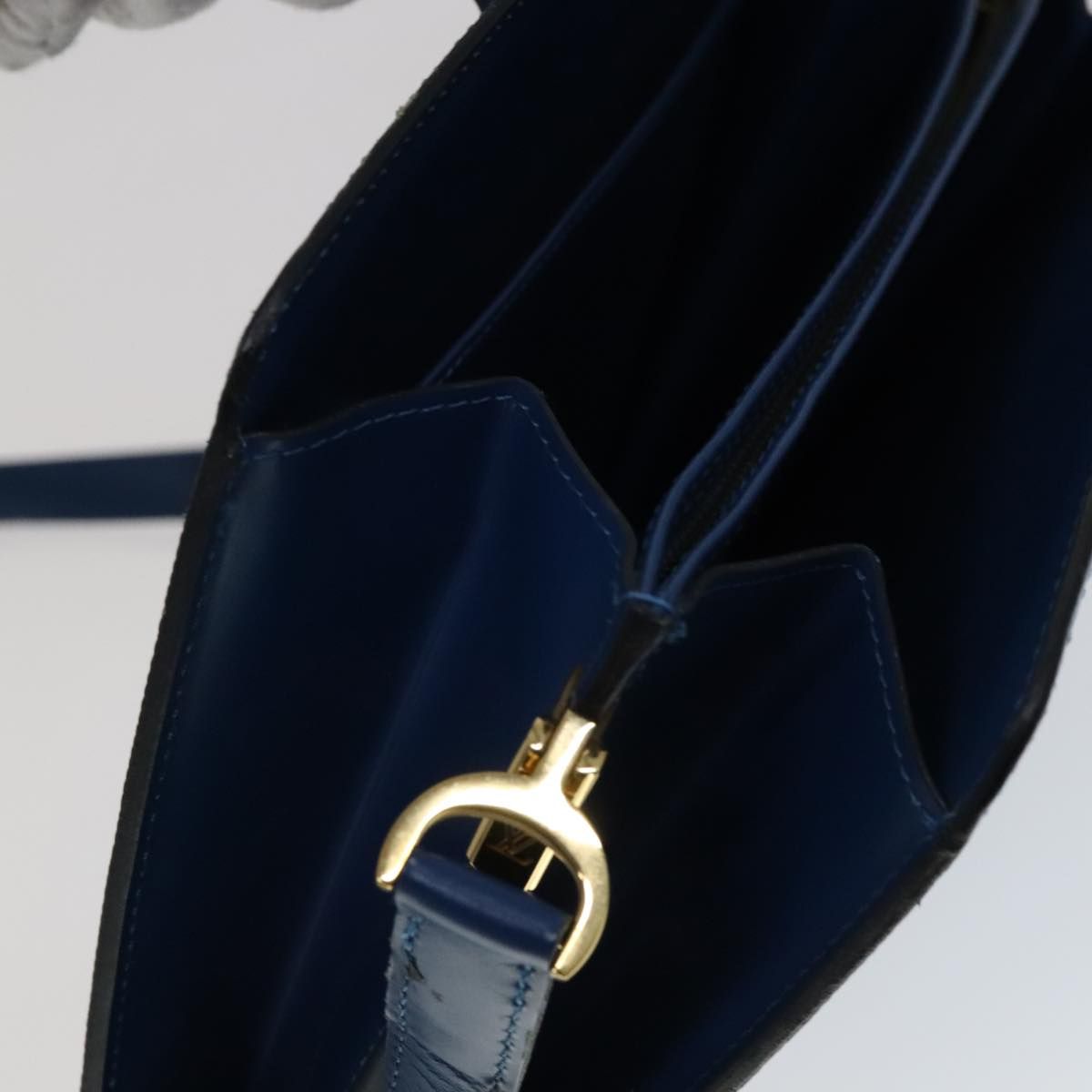Louis Vuitton Epi Capuchin Shoulder Bag Blue M 52345 Lv Auth