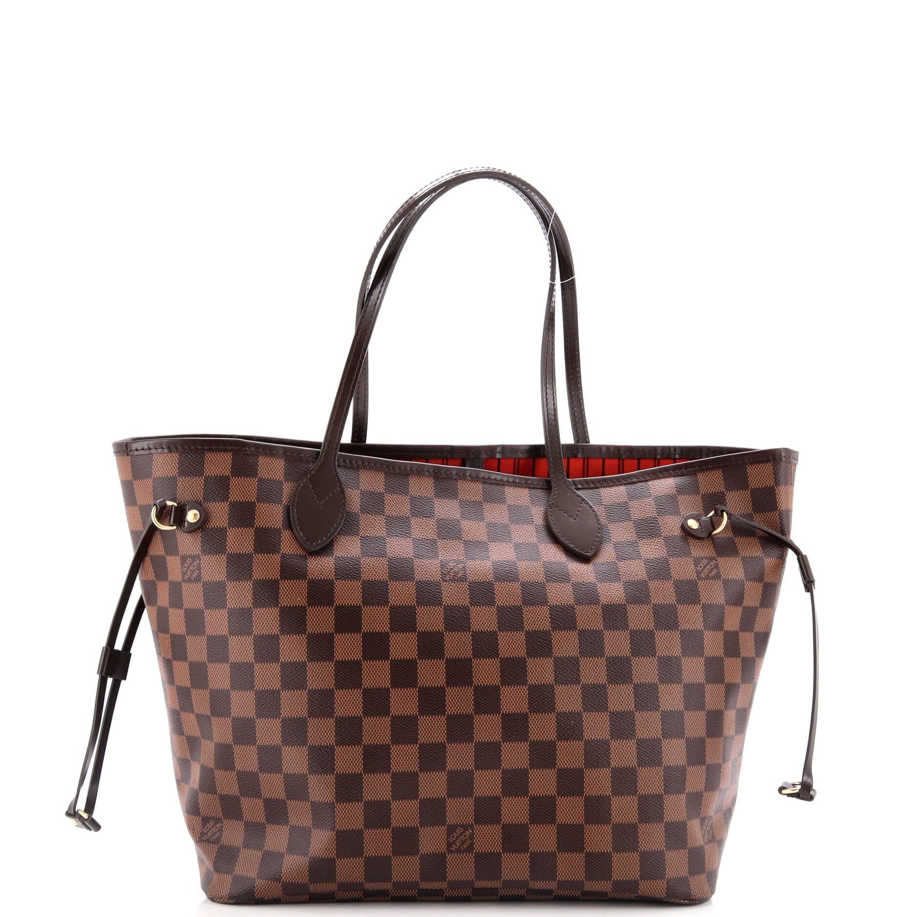 Louis Vuitton Neverfull Nm Tote Damier Mm