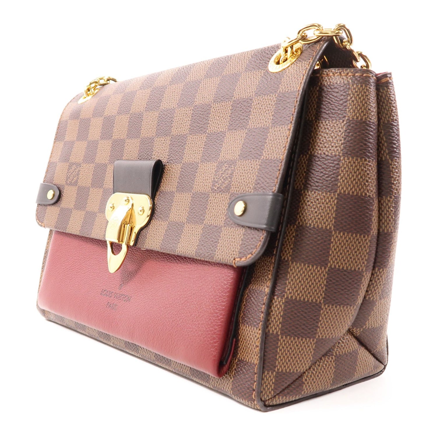 Louis Vuitton Damier Vavin Pm Golden Crosshair Shoulder Bag Ebene Brown Shoulder Bag N 40109