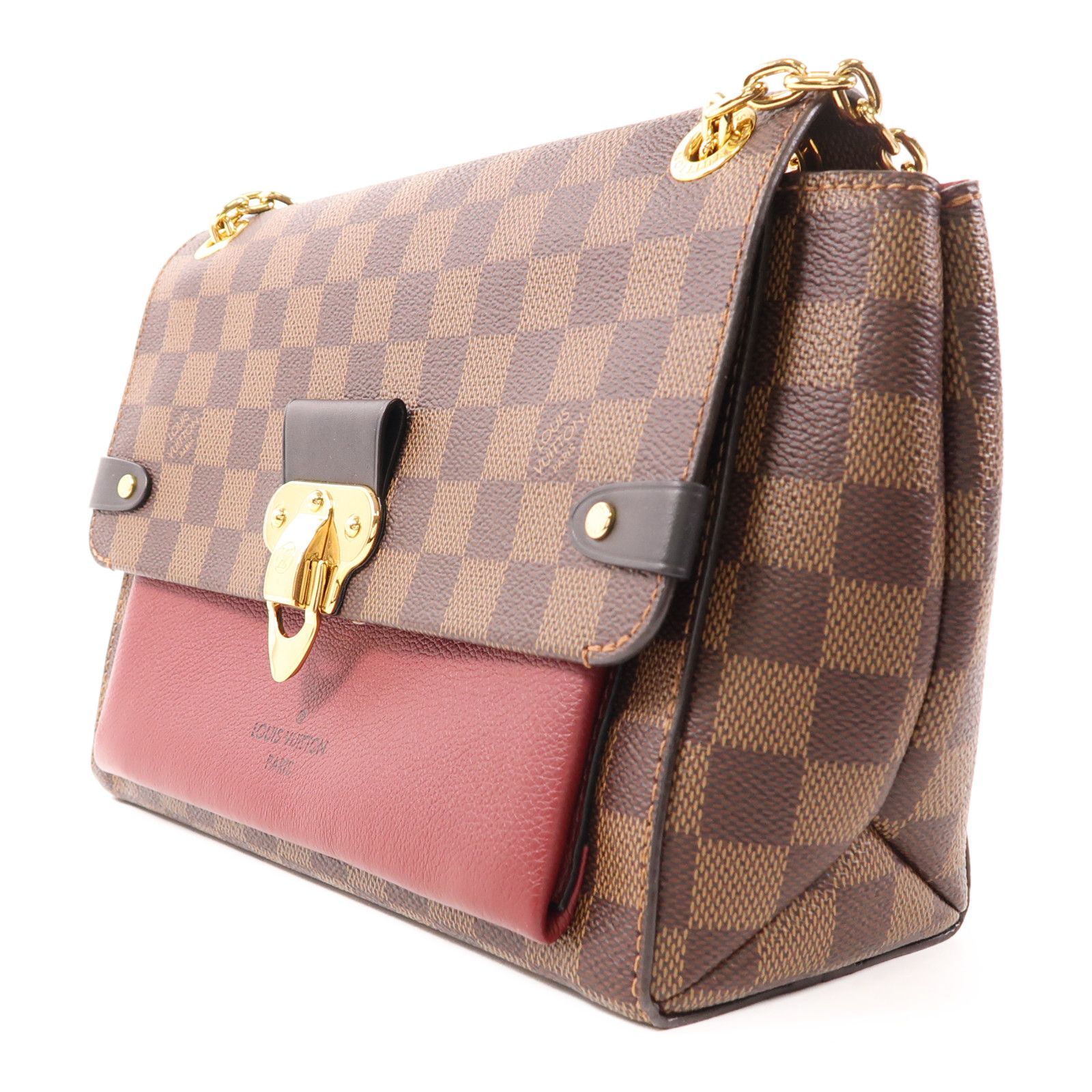 Louis Vuitton Damier Vavin Pm Golden Crosshair Shoulder Bag Ebene Brown Shoulder Bag N 40109