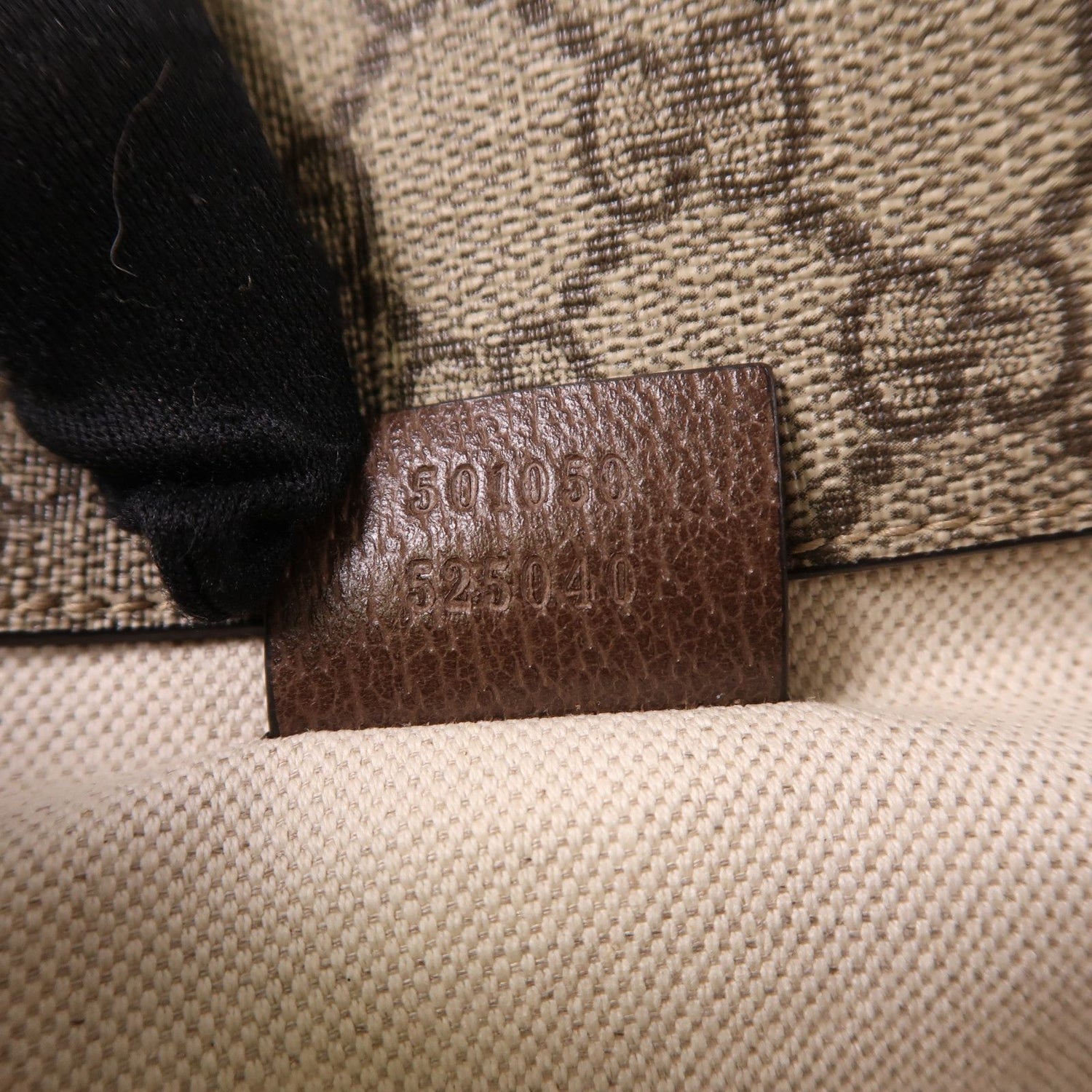 Gucci Painted Canvas Neo Vintage Small Gold Shoulder Bag Brown Pvc Coated Canvas 501050