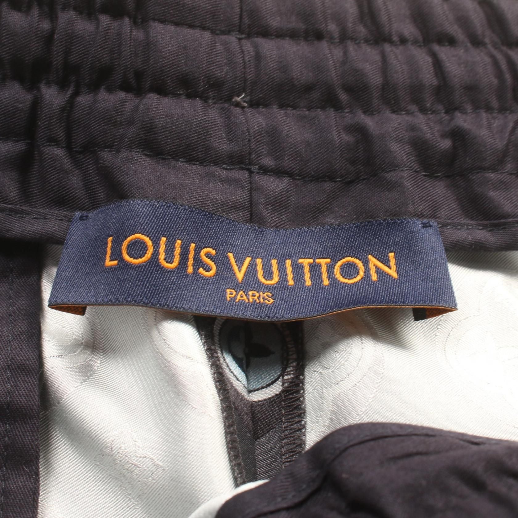 Louis Vuitton Pajama Shorts Gres Gray Multicolor Pants Rm 231f Mu 0 Hofp 2w