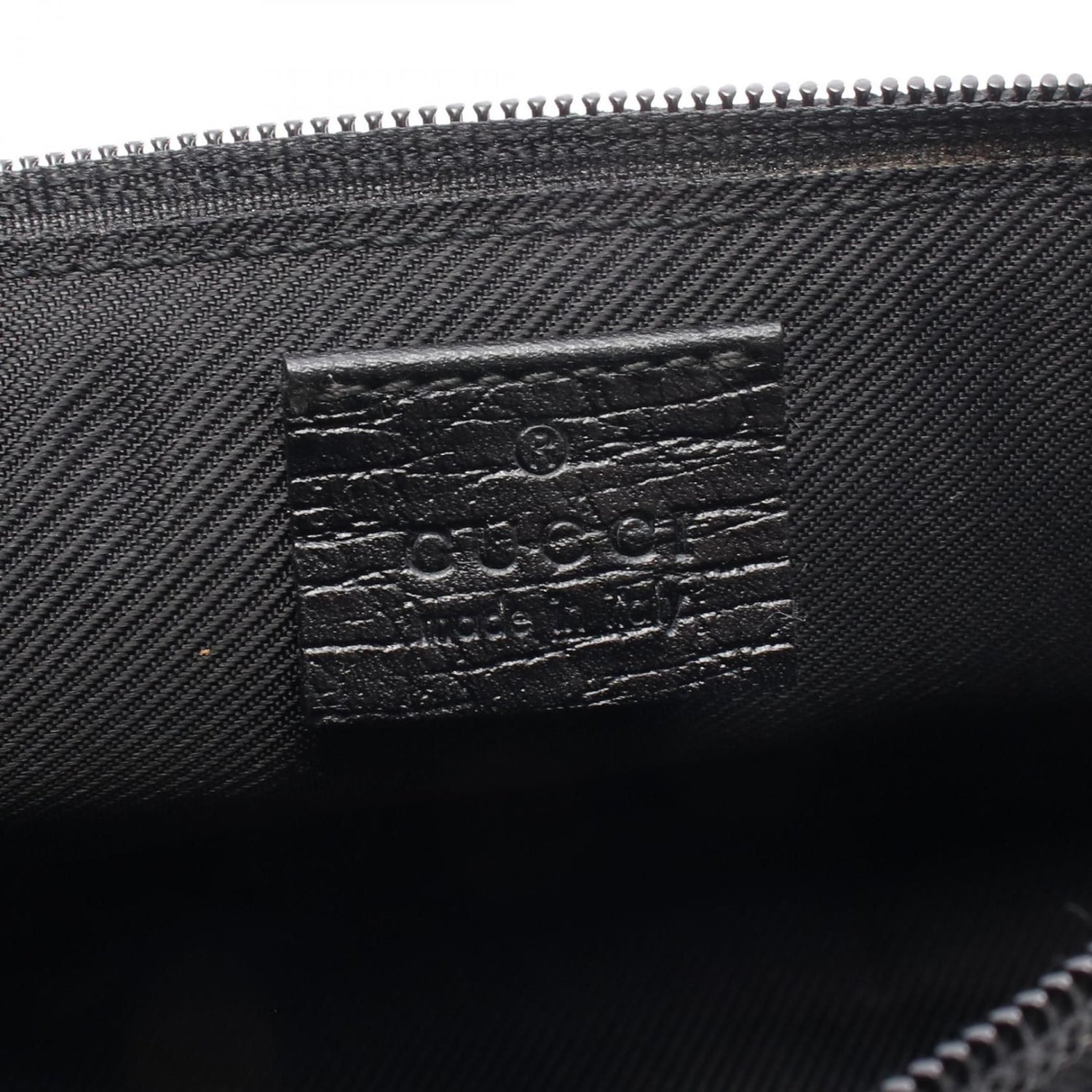 Gucci Monogram Boat Pochette Black
