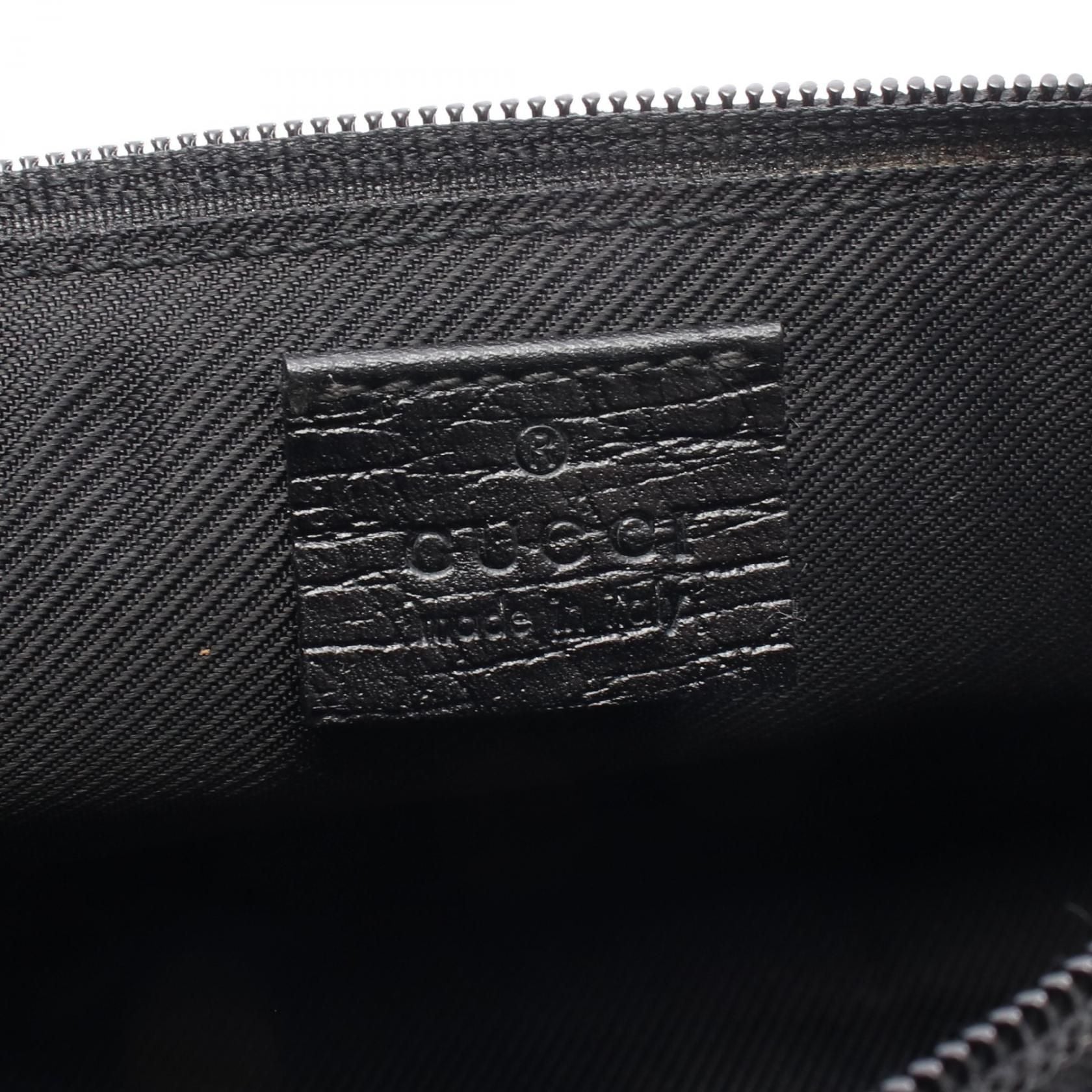 Gucci Monogram Boat Pochette Black