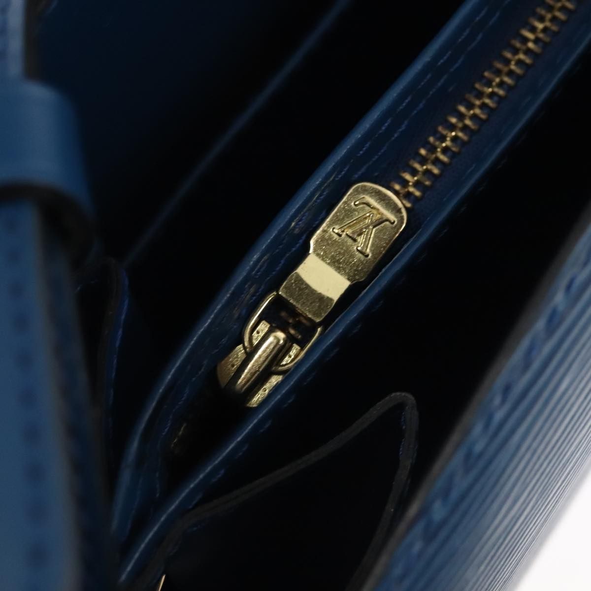 Louis Vuitton Epi Capuchin Shoulder Bag Blue M 52345 Lv Auth