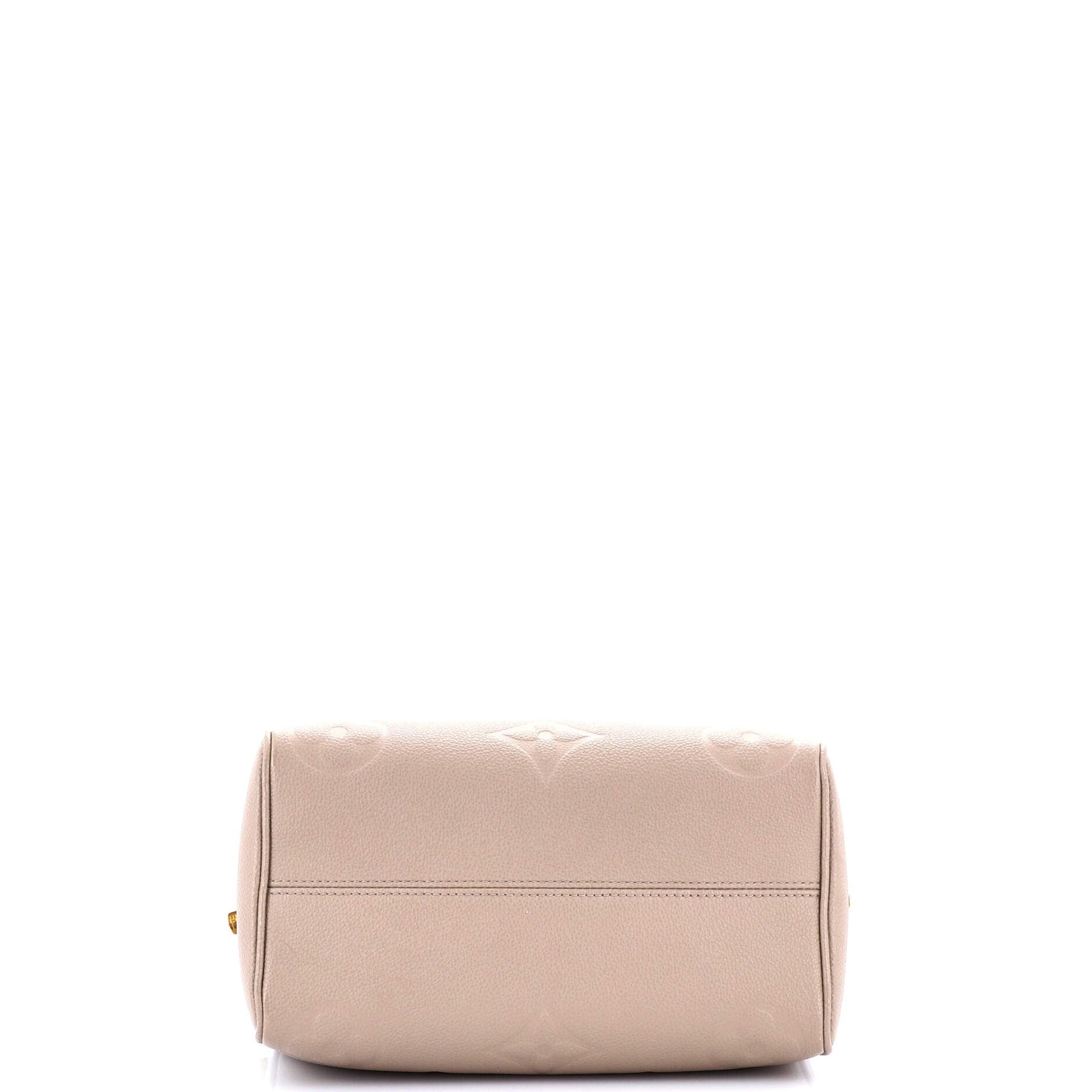 Louis Vuitton Speedy Bandouliere Bag Monogram Empreinte Giant 25