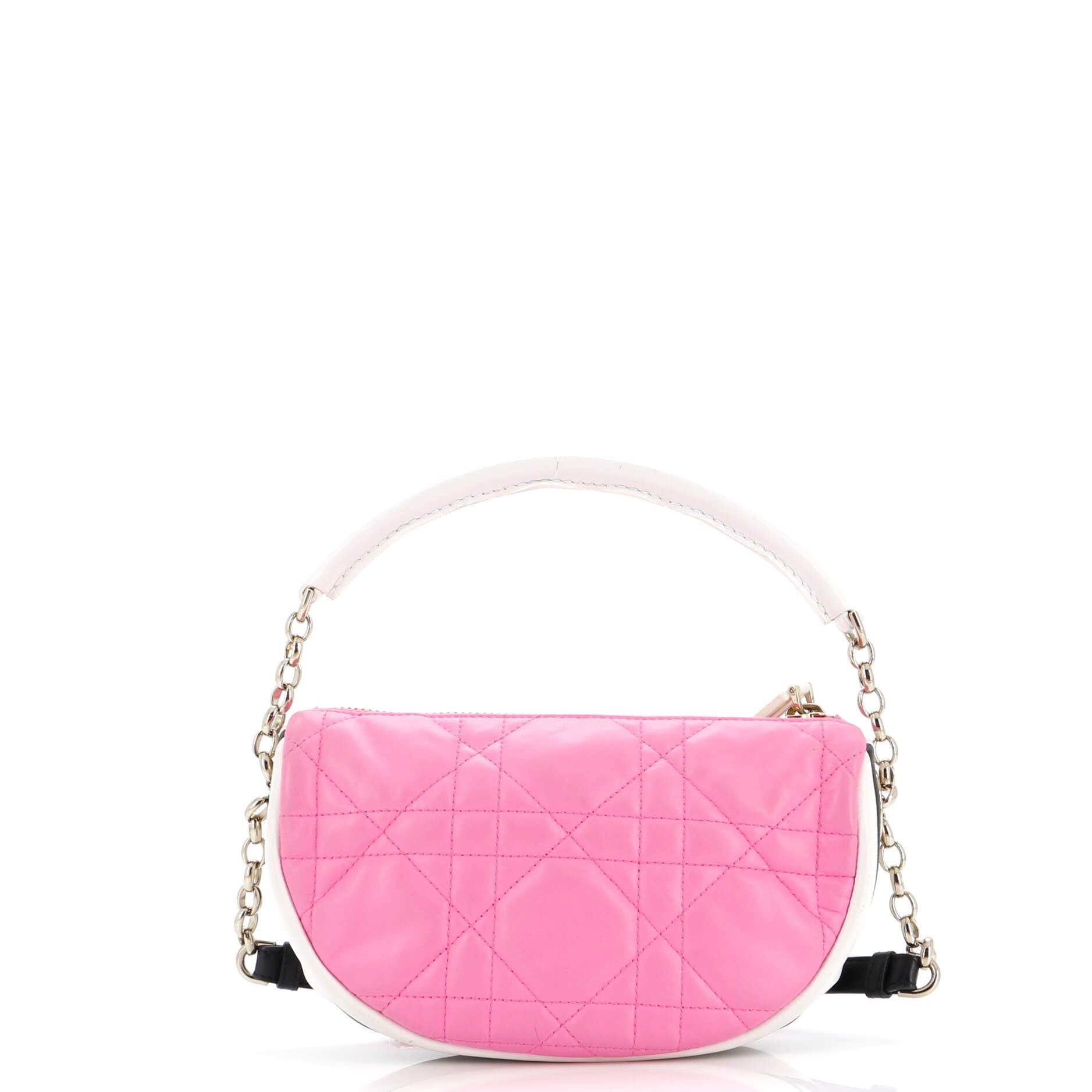 Christian Dior Vibe Hobo Cannage Quilt Lambskin Small