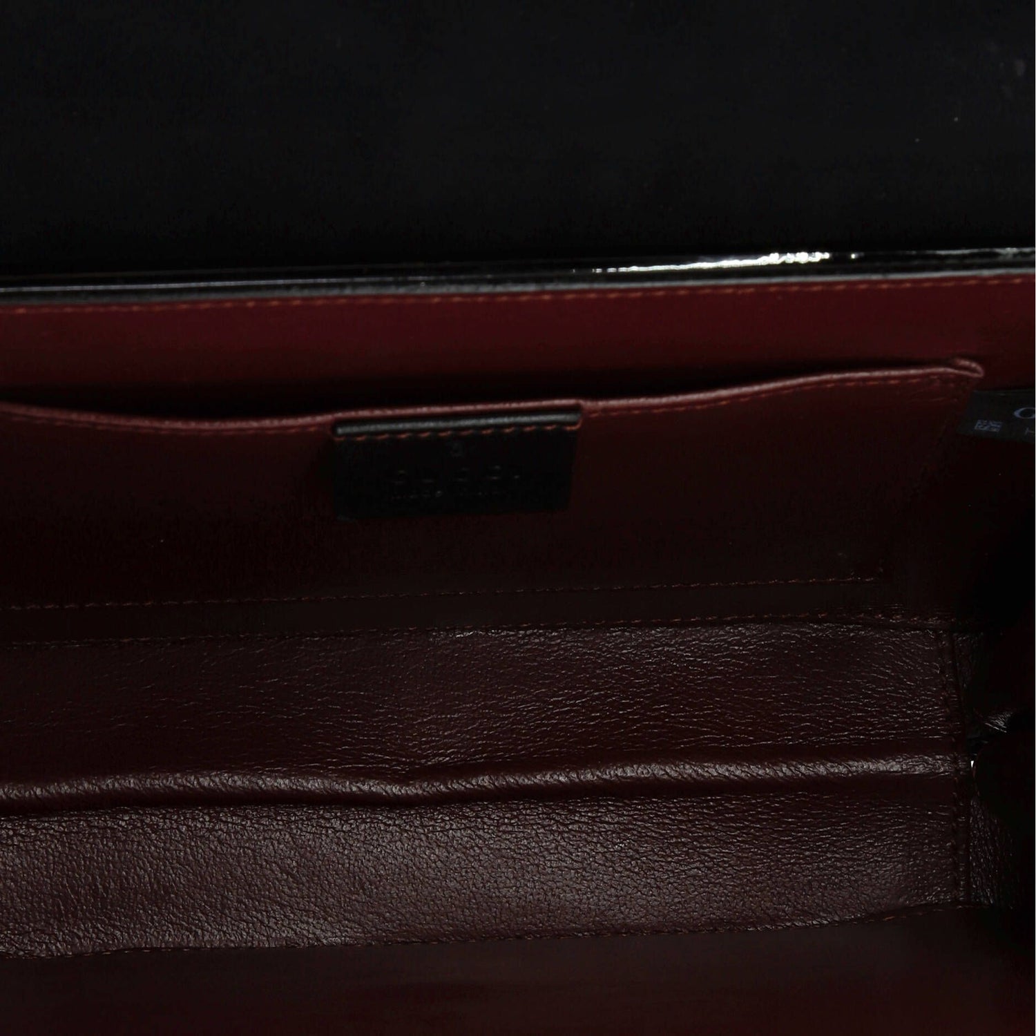 Gucci Sylvie 1969 Top Handle Bag Patent Mini