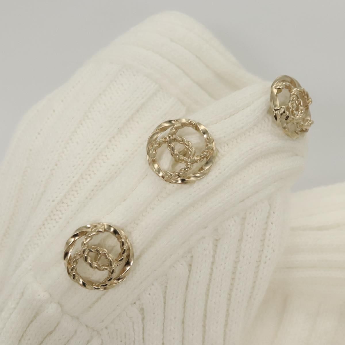 Chanel One Piece Knitted Fabrics White Cc Auth