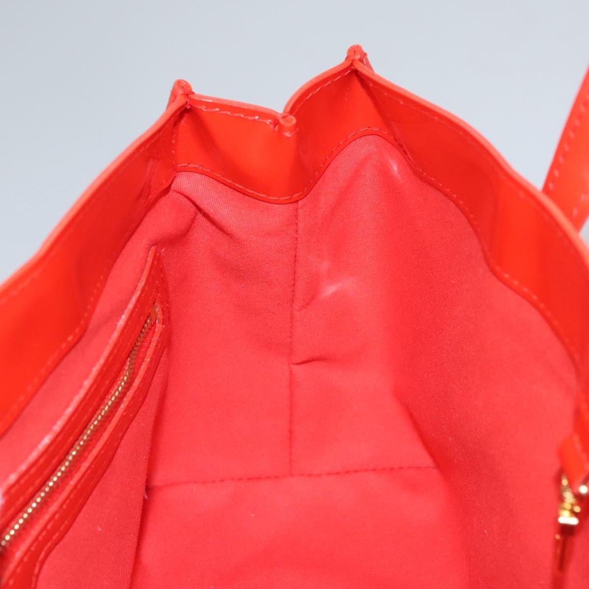 Louis Vuitton Vernis Wilshire Pm Hand Bag Orenge M 93644 Lv Auth