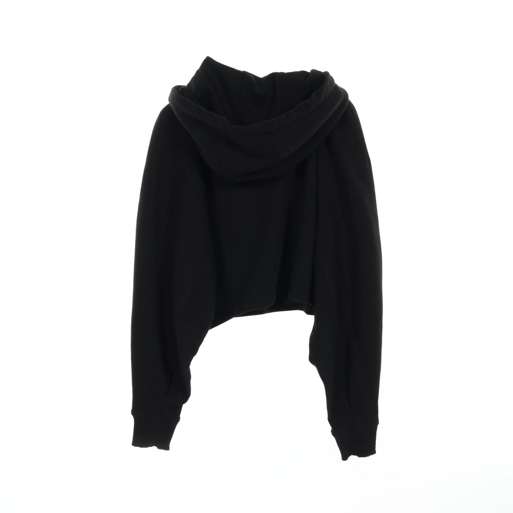 Loewe Anagram Cropped Hoodie Xs S 359y 22x 18 Cotton Black