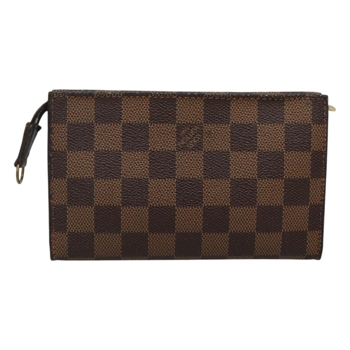 Louis Vuitton Damier Ebene Marais Pouch Lv Auth