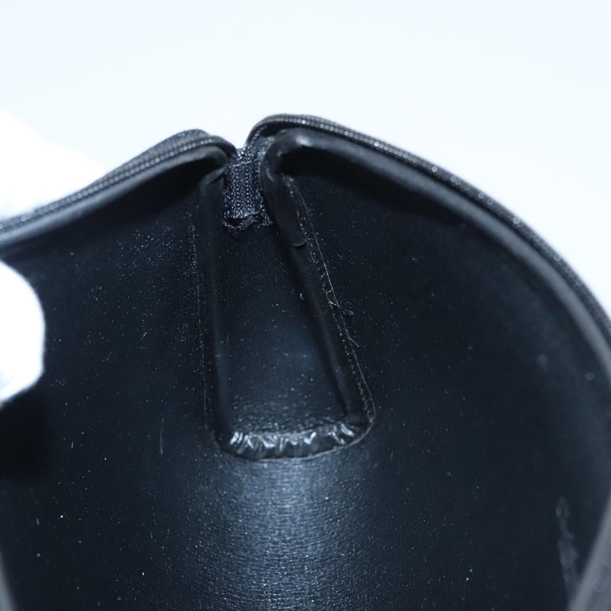 Christian Dior Trotter Canvas Clutch Bag Black Auth