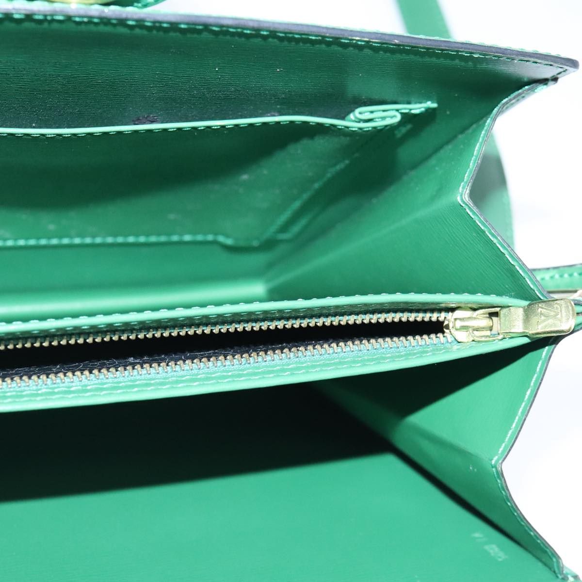 Louis Vuitton Epi Capuchin Shoulder Bag Green M 52344 Lv Auth