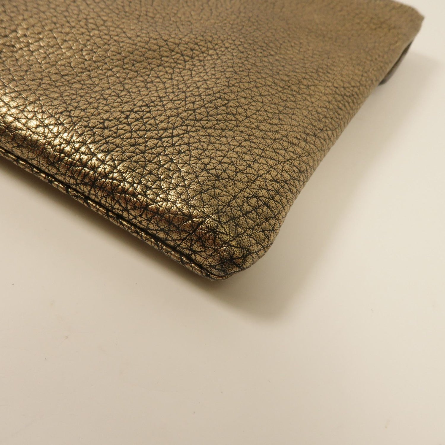 Givenchy Cowhide Leather Clutch Bag Business Bag Clutch Bag Gold Calfskin (cowhide)