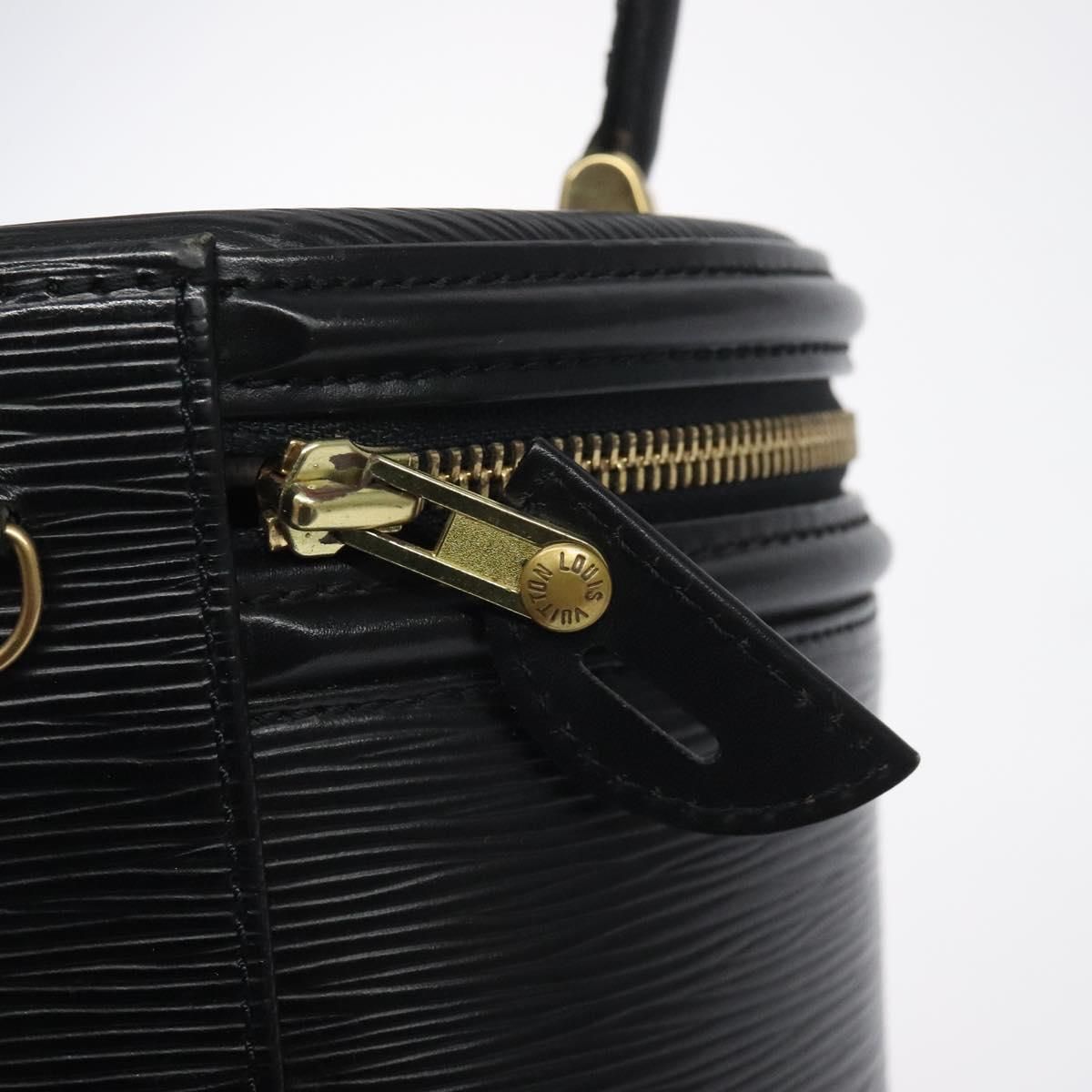 Louis Vuitton Epi Cannes Hand Bag Black M 48032 Lv Auth