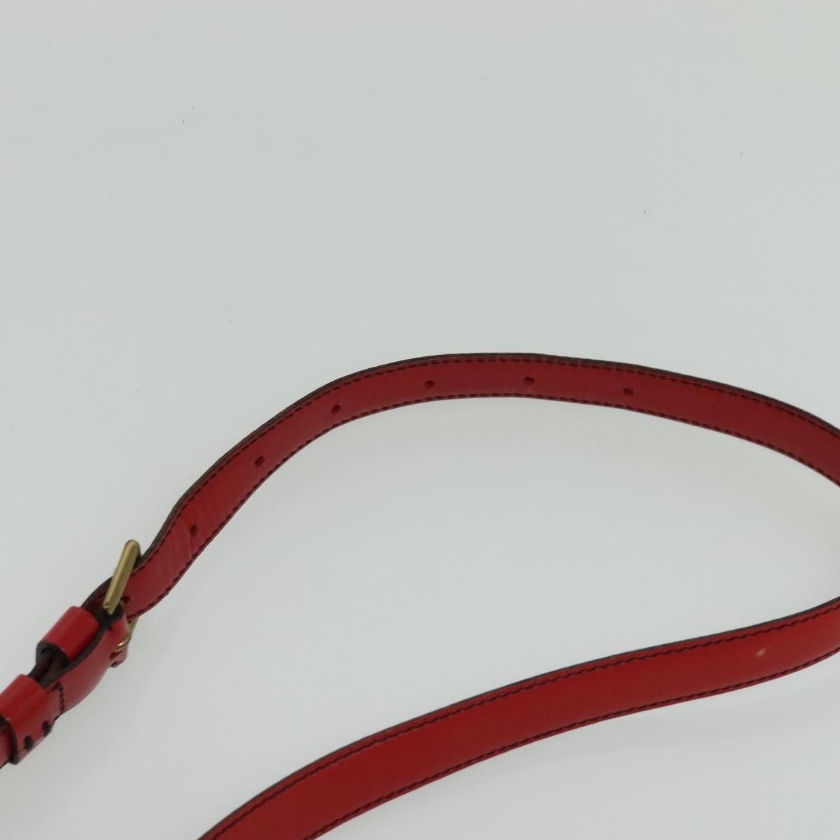 Louis Vuitton Epi Saint Cloud Gm Shoulder Bag Red M 52197 Lv Auth