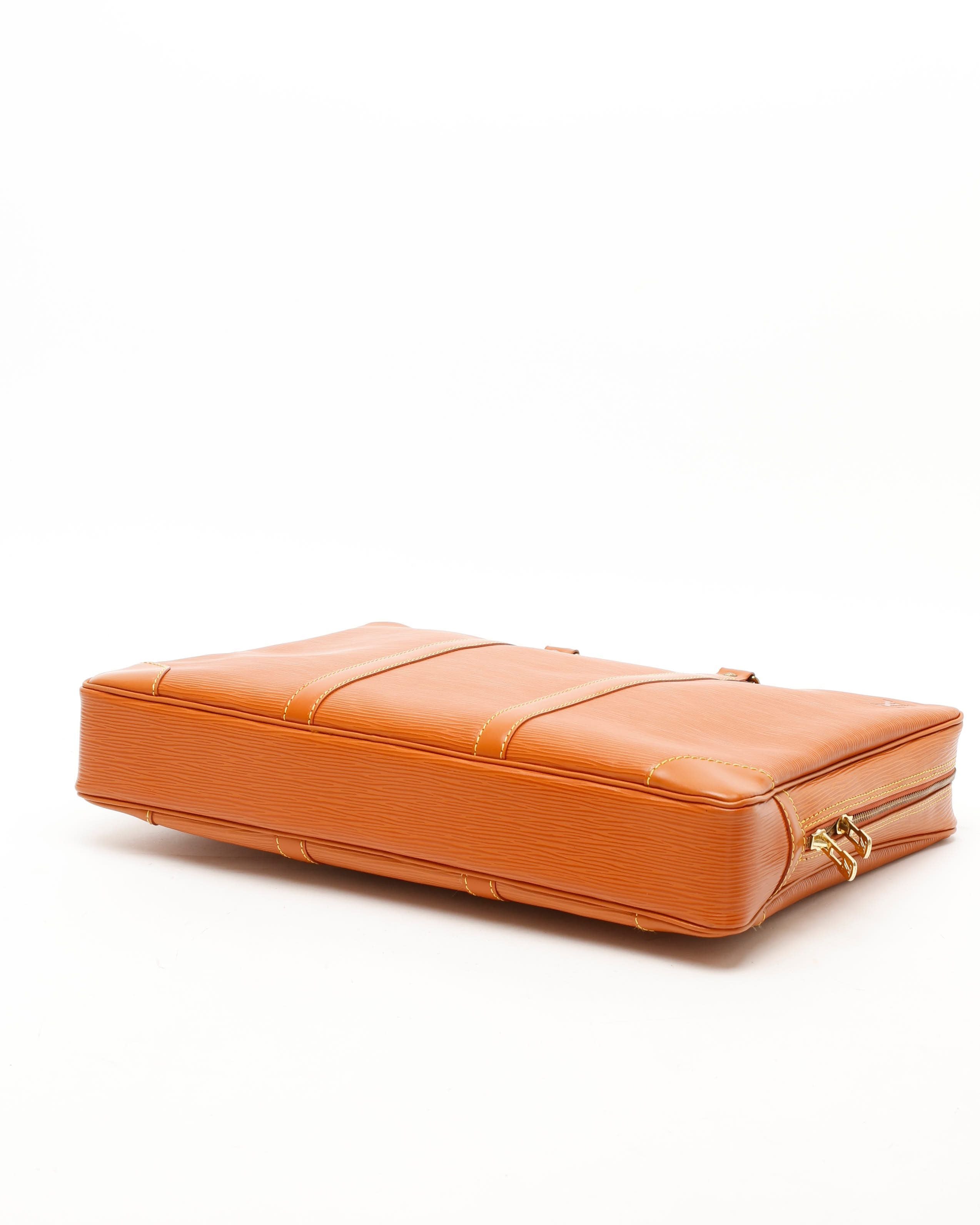 Louis Vuitton Epi Porte Documents Voyage Bag