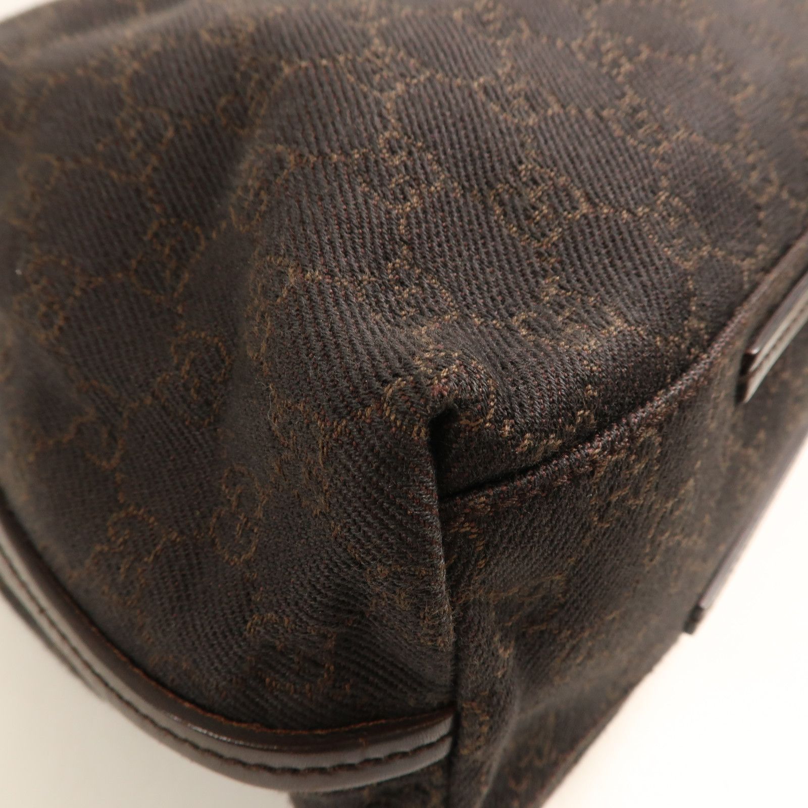 Gucci Canvas Shoulder Bag Brown Canvas 101841