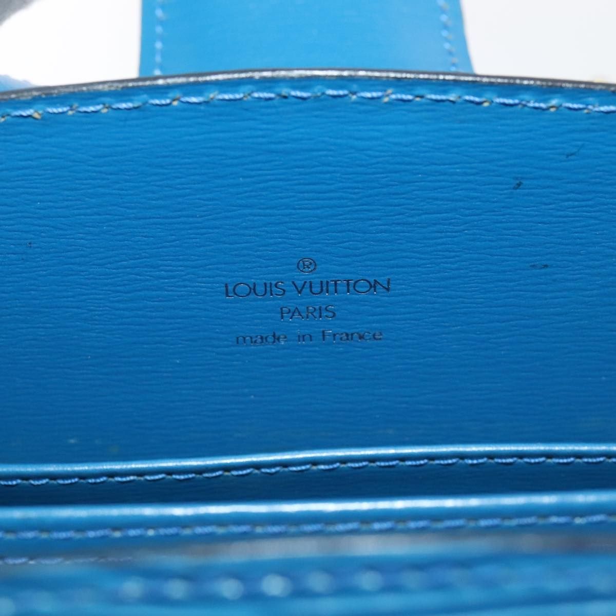 Louis Vuitton Epi Capuchin Shoulder Bag Blue M 52345 Lv Auth