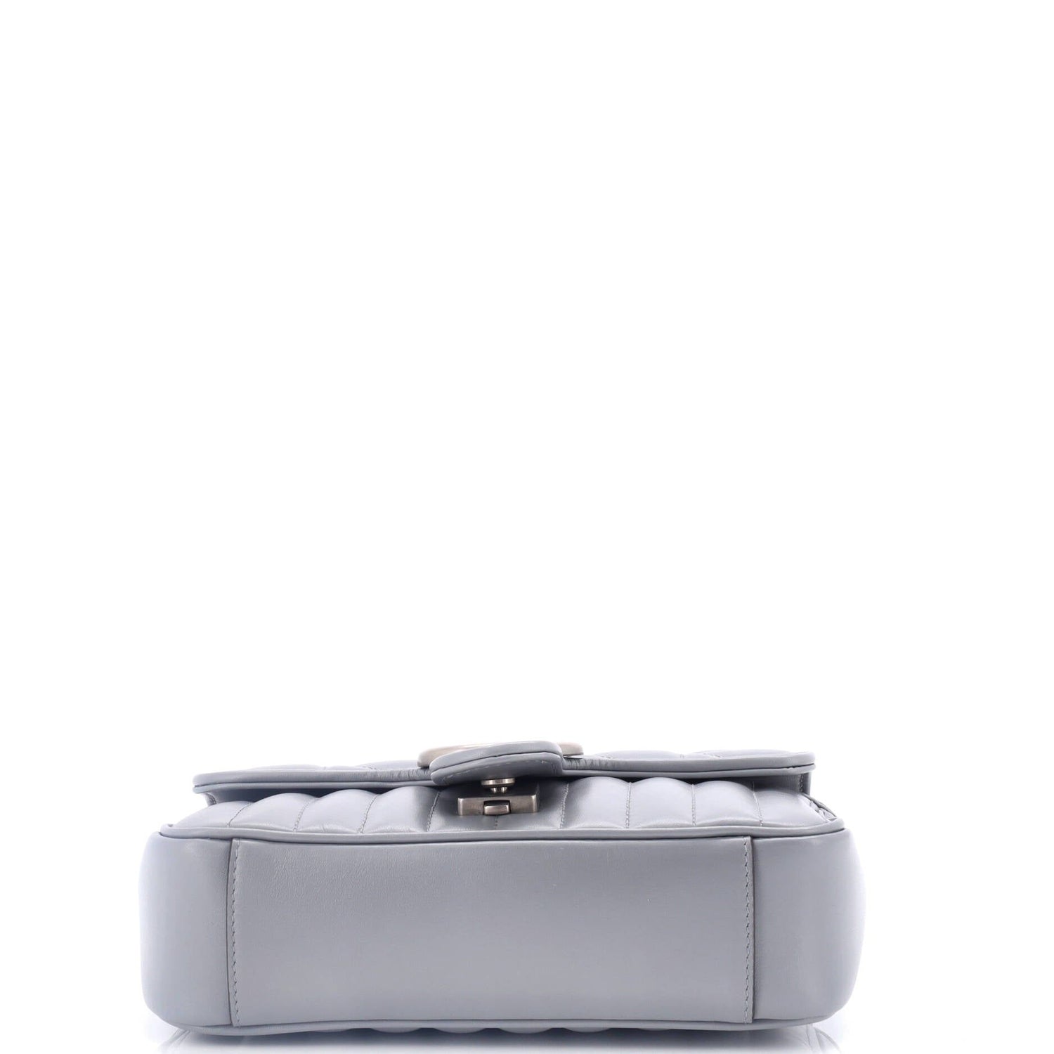 Gucci Calfskin Matelasse Aria Mini GG Marmont Shoulder Bag
