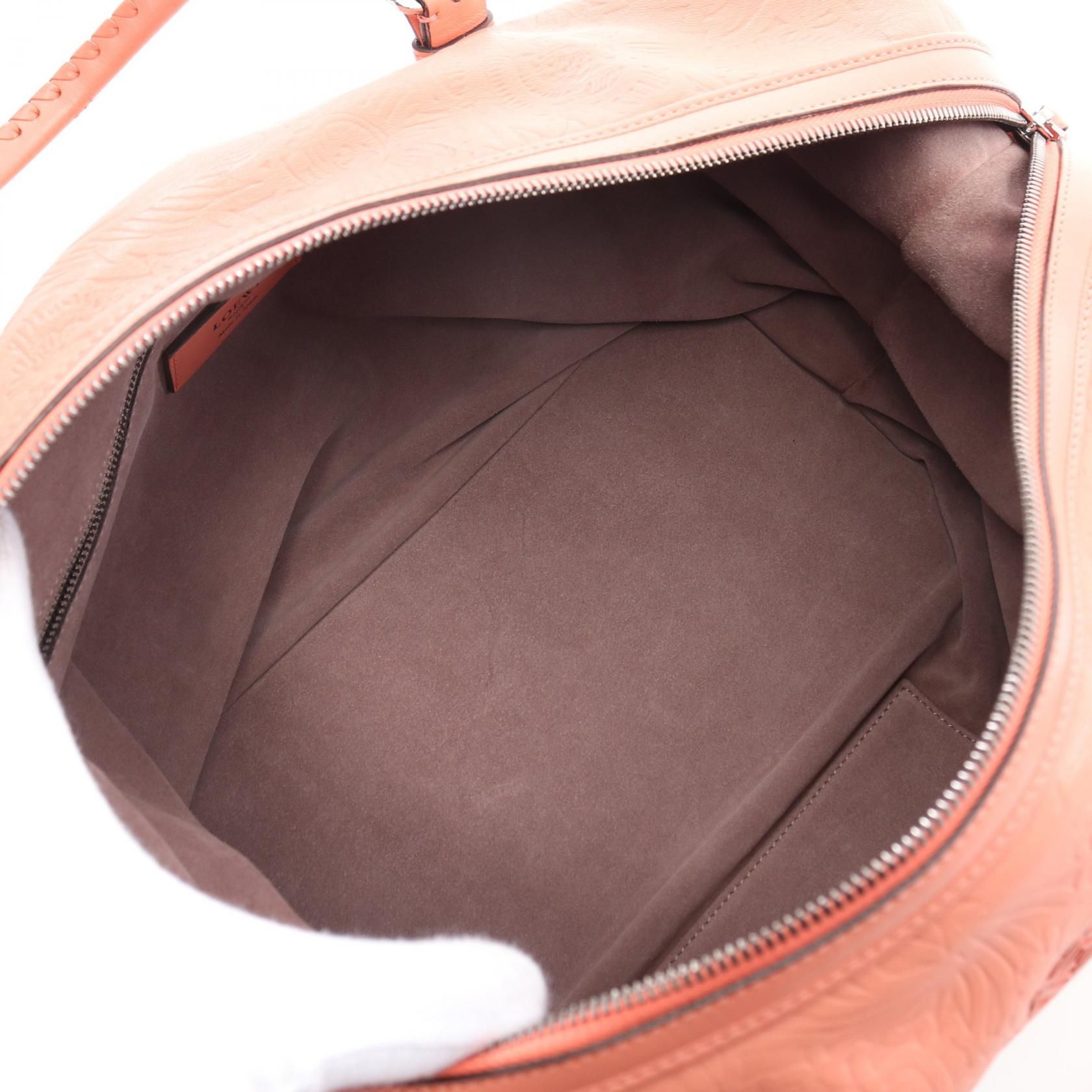 Loewe Anagram Tote Bag Pink Leather