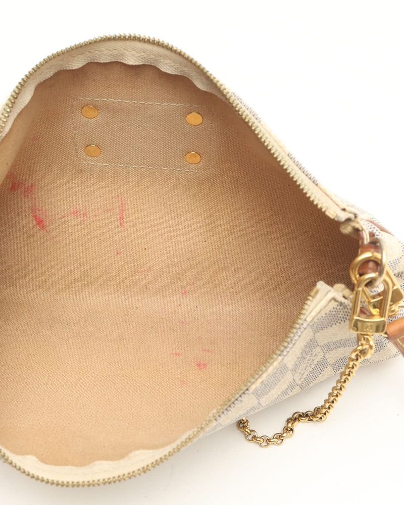 Louis Vuitton Damier Azur Eva Pochette Bag